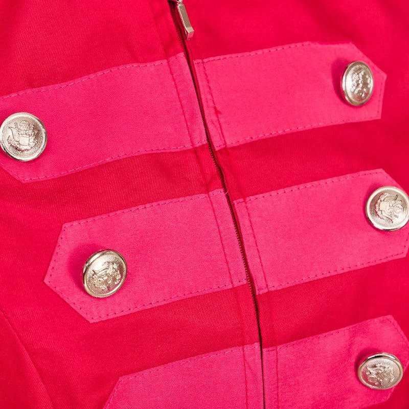Veste Steampunk Victorienne pour Femmes - Veste Croisée Militaire pour Cosplay