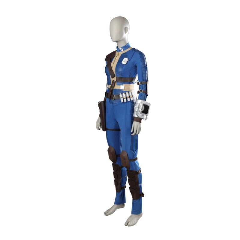 Costume Cosplay Lucy Vault 33 - Combinaison Bleue pour Femmes avec Accessoires