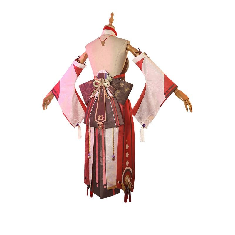Costume Cosplay Yae Miko Genshin Impact - Robe Mignon pour Halloween Femmes