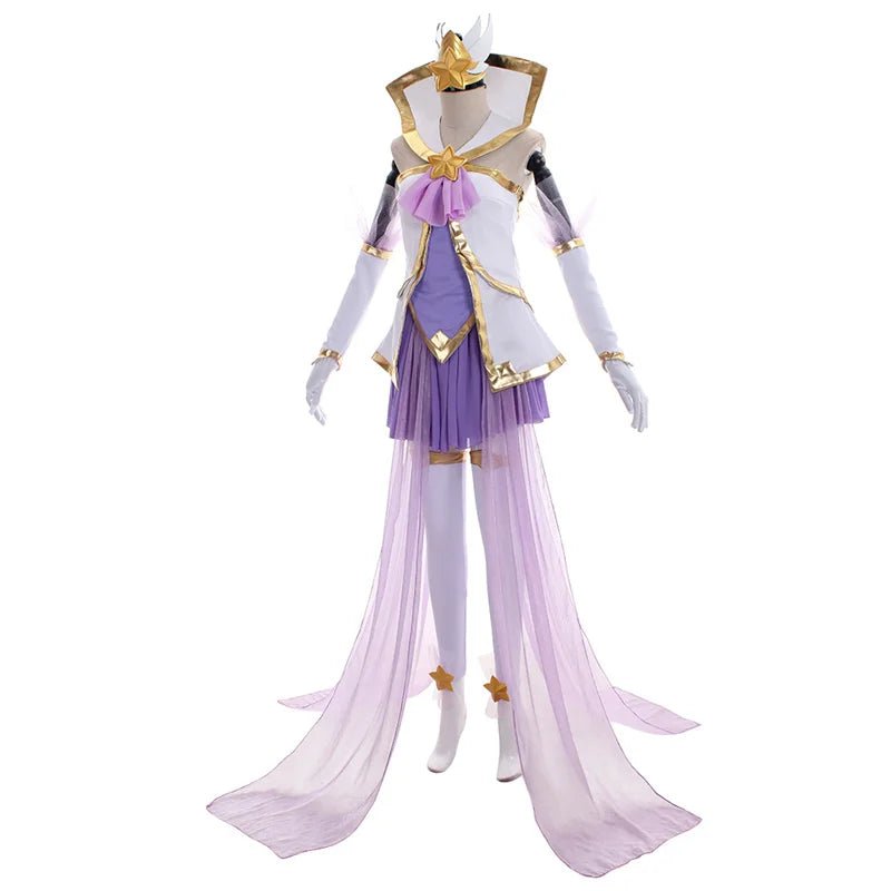 Costume Cosplay LOL Star Guardian Janna pour Femmes - Uniforme pour Halloween et Fêtes