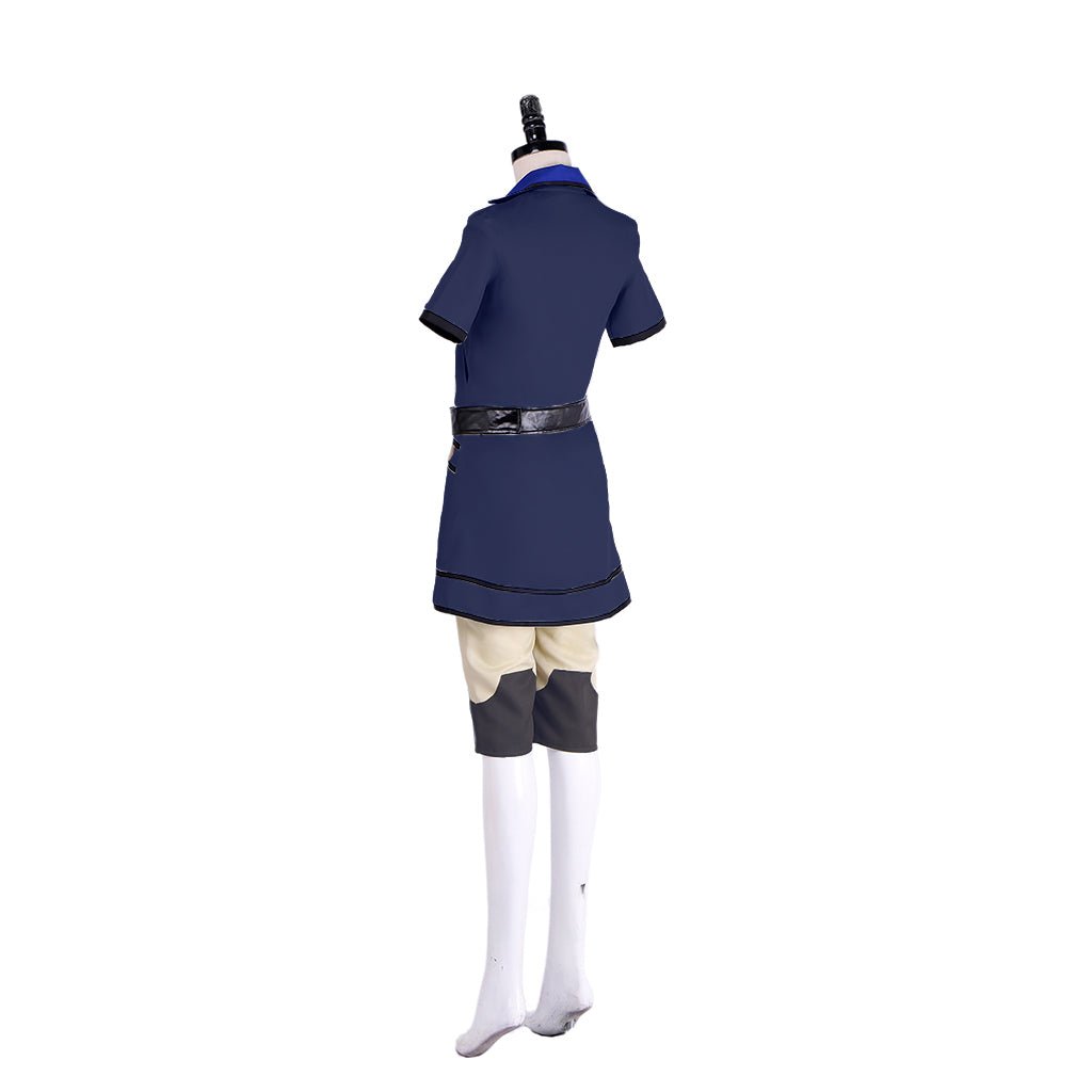 Costume Cosplay Lann Final Fantasy - Veste, Pantalon, Ceinture Ensemble Complet | Tenue de Jeu FF