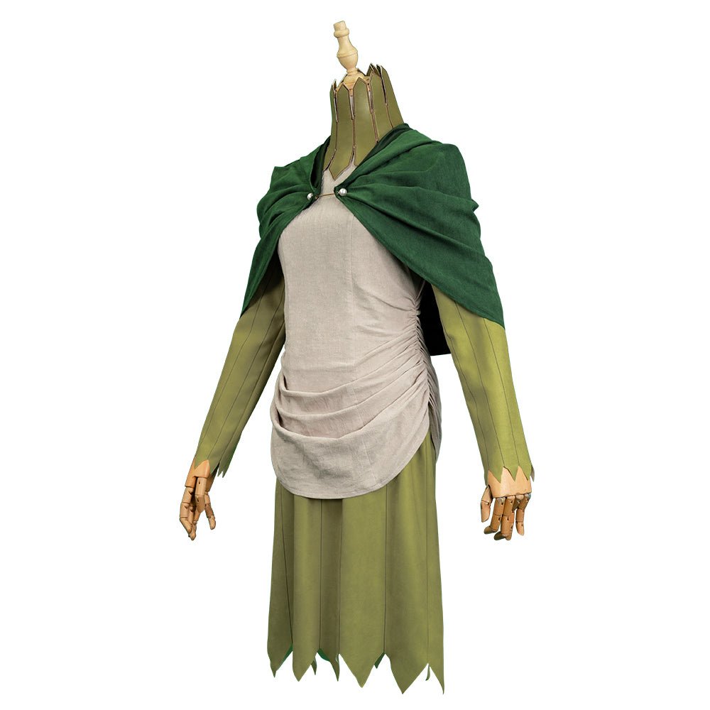 Costume Cosplay Delicious in Dungeon avec Perruque, Robe, Tenue Everak, Halloween
