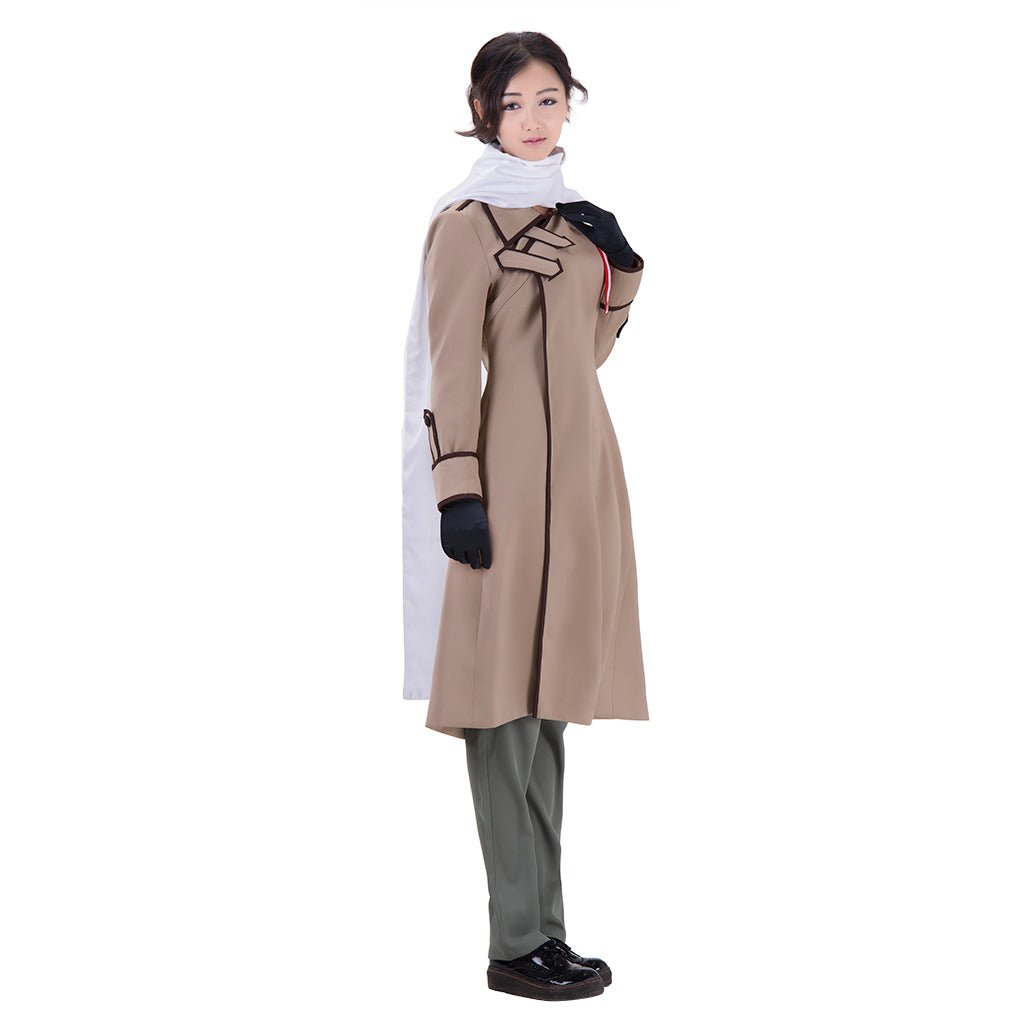 Manteau en Coton Gris Ivan Braginski Puissances de l'Axe Hetalia
