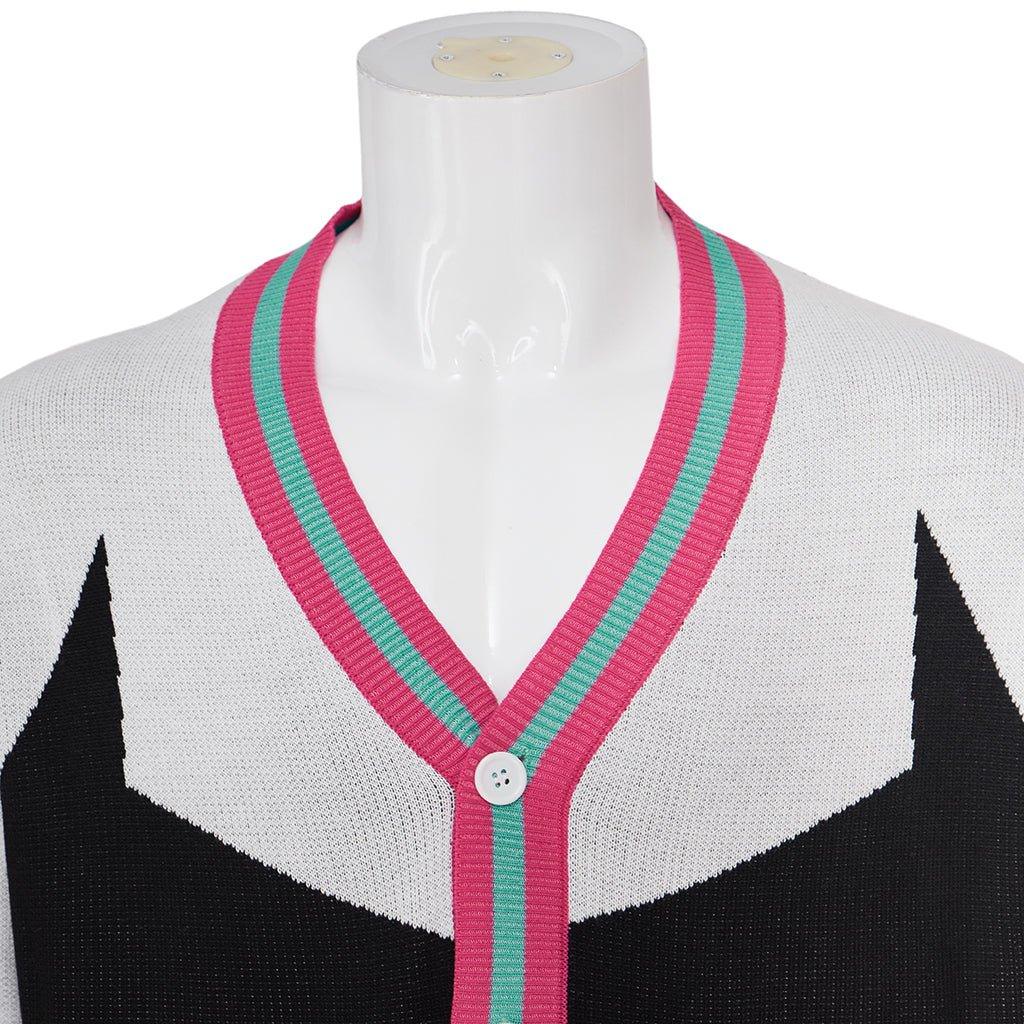 Costume Cosplay Gwen Cardigan Tricot | Col V Uni-Sexe pour Usage Quotidien, Halloween, Carnaval