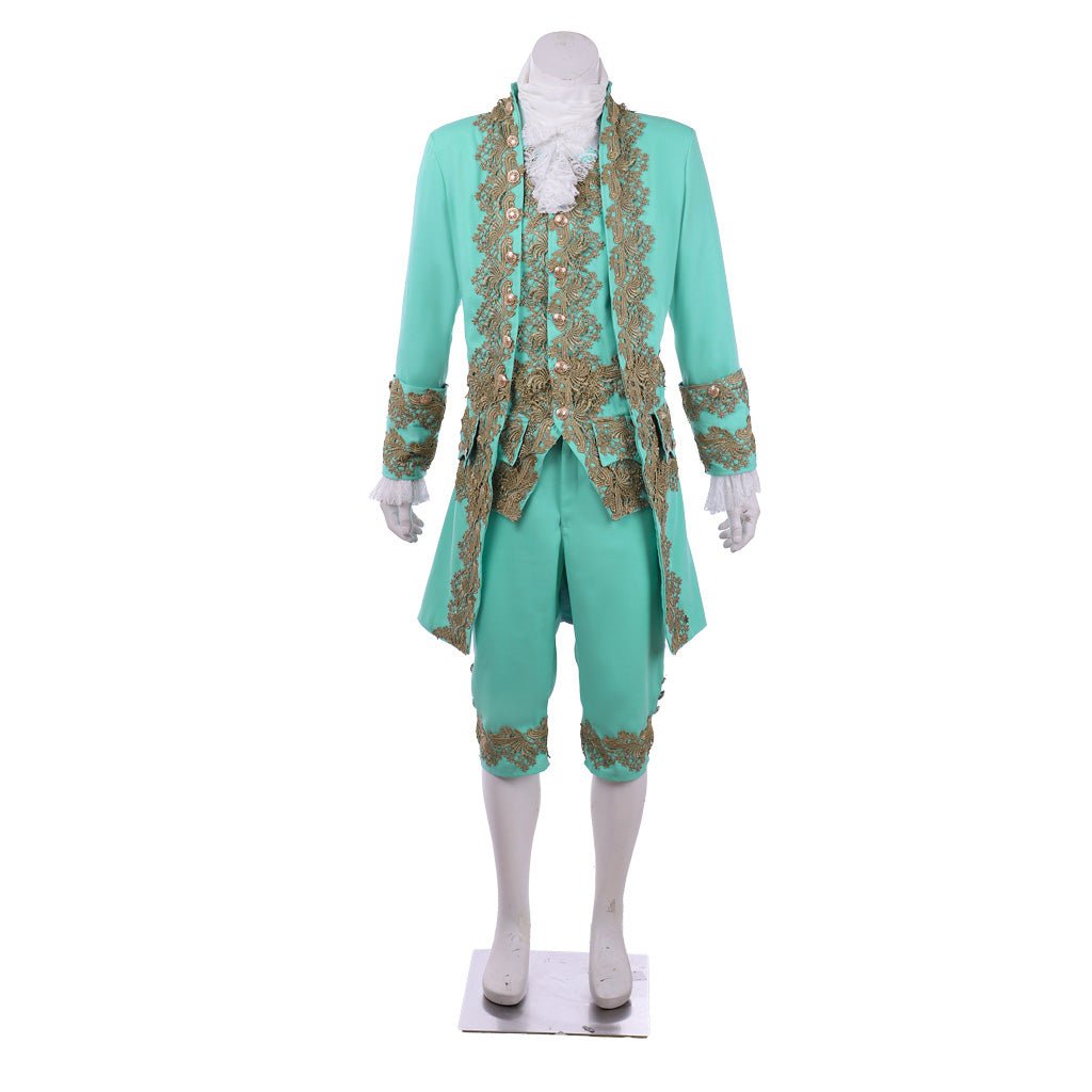 Costume Homme Rococo 18ème Siècle - Costume Colonial Vert | Série Médiévale L'AniMirage