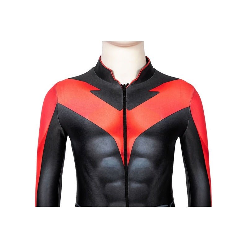 Costume Cosplay Champion Noir 3D pour Enfants