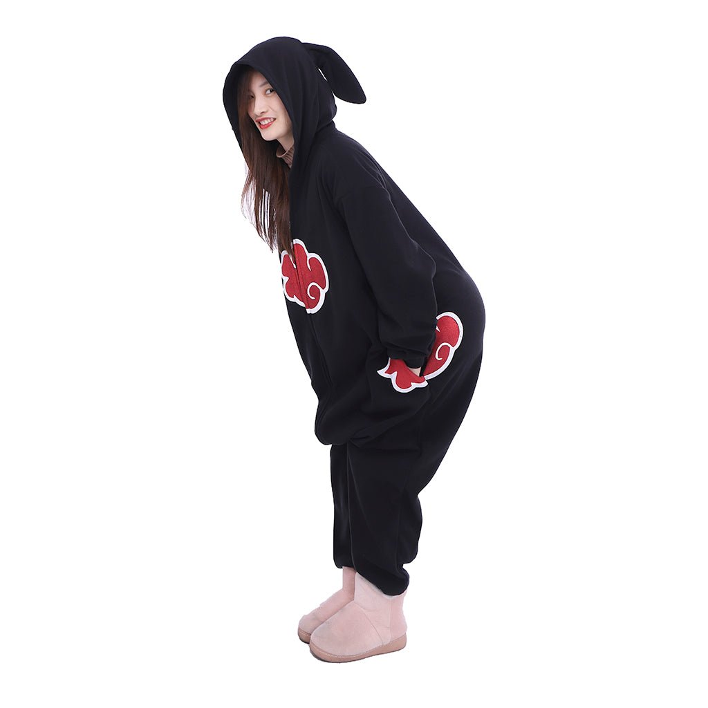 Pyjama Unisexe Anime Akatsuki Cloud en Polyester pour Cosplay, Carnaval et Halloween