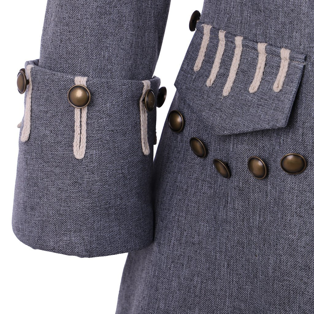 Veste de Cosplay Pirate pour Homme - Costume de Capitaine Médiéval Inspiré de Jack Sparrow