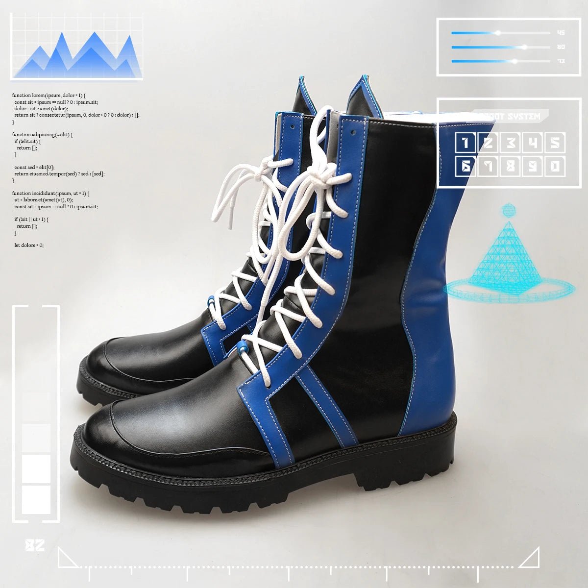 Bottes Cosplay Blue Lock Chigiri Bachira Rin Nagi Isagi pour Hommes et Femmes en Similicuir Taille EU34 à EU48