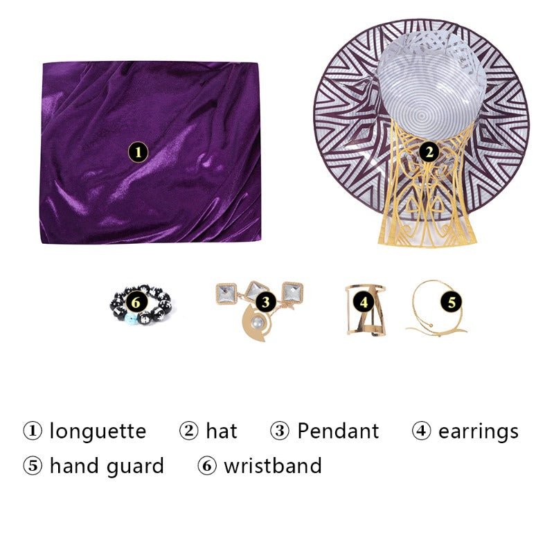 Costume Cosplay Robe Royale Ramonda de Black Panther pour Halloween et Événements