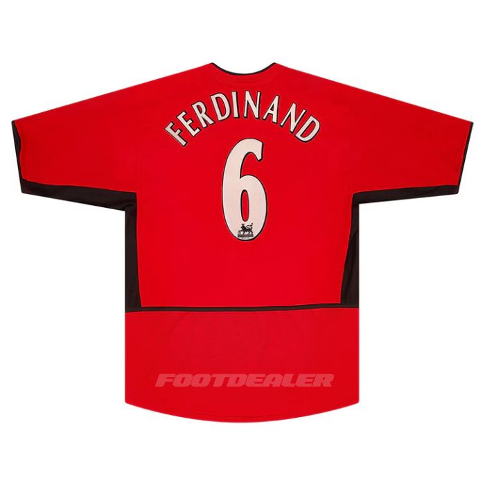 マンチェスター・ユナイテッド ホーム ジャージ 2002 2004 フェルディナンド