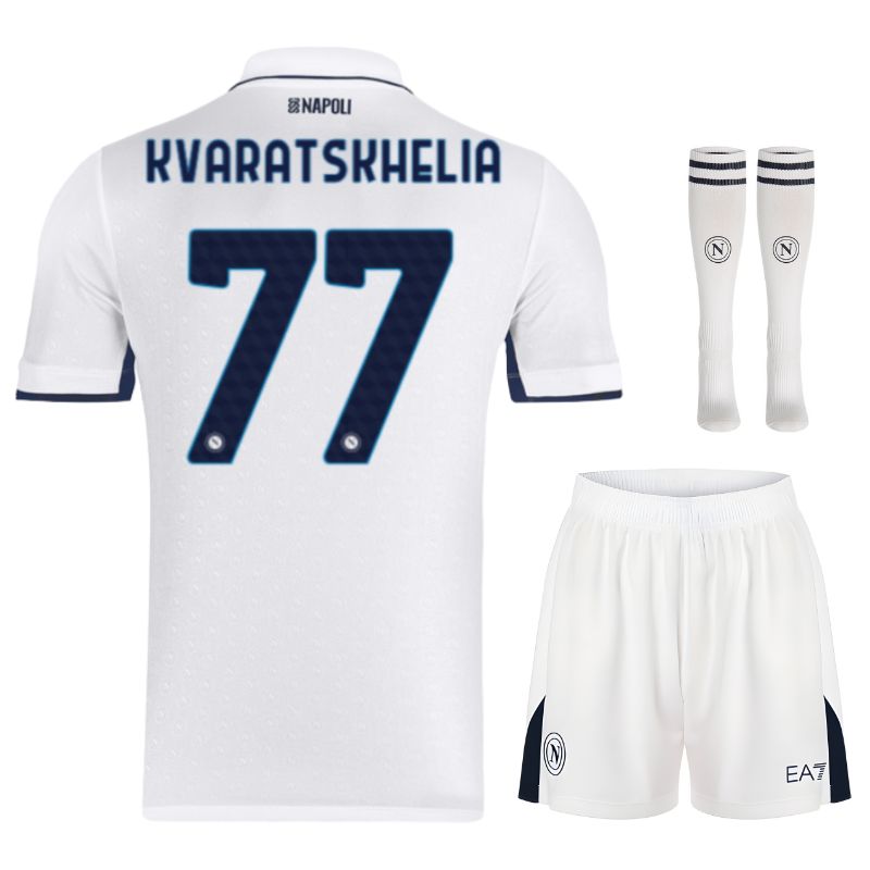 ナポリ アウェイ チャイルド キット ジャージ 2024 2025 クヴァラツヘリア