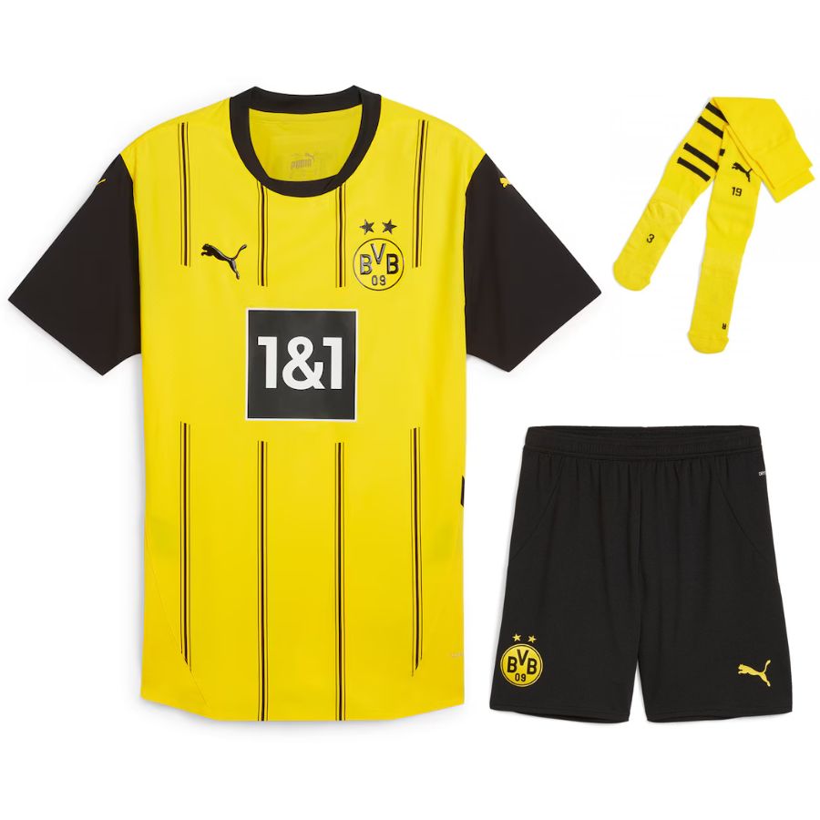 BVB ドルトムント チルドレンズ ホーム キット ジャージ 2024 2025