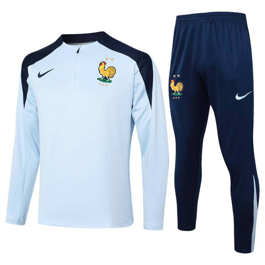 フランス チーム トレーニング トラックスーツ 2024 2025 ホワイト