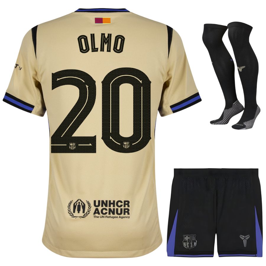 バルサ キッズ アウェイ キット ジャージ 2025 2026 オルモ