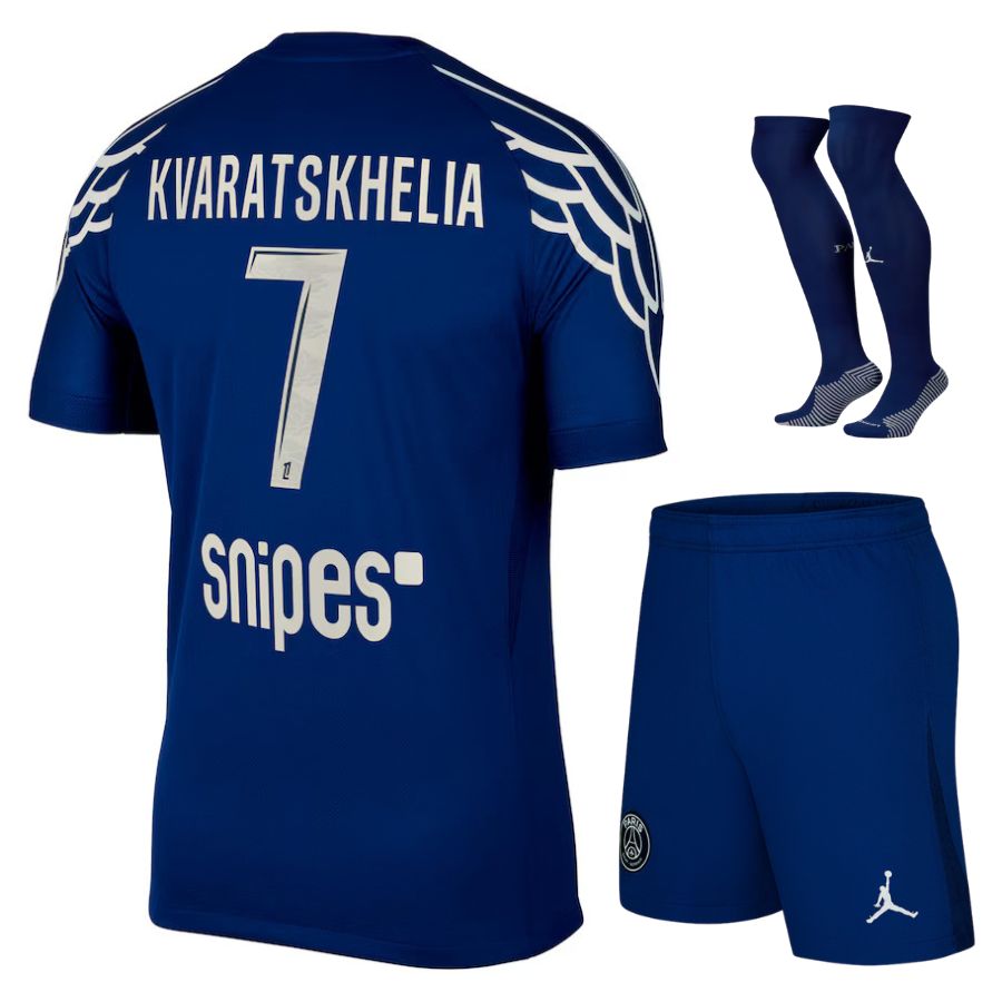 PSG フォース チャイルド キット ジャージ 2024 2025 クヴァラツヘリア