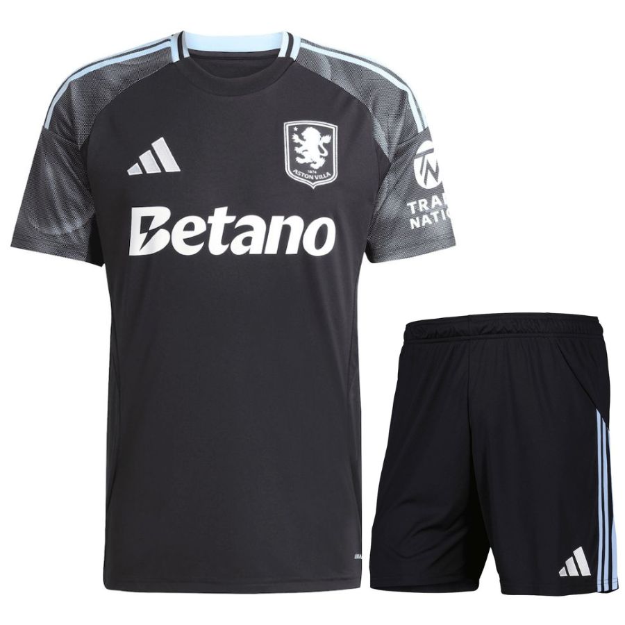 アストン・ヴィラ アウェイ キッズ キット ジャージ 2025-2026