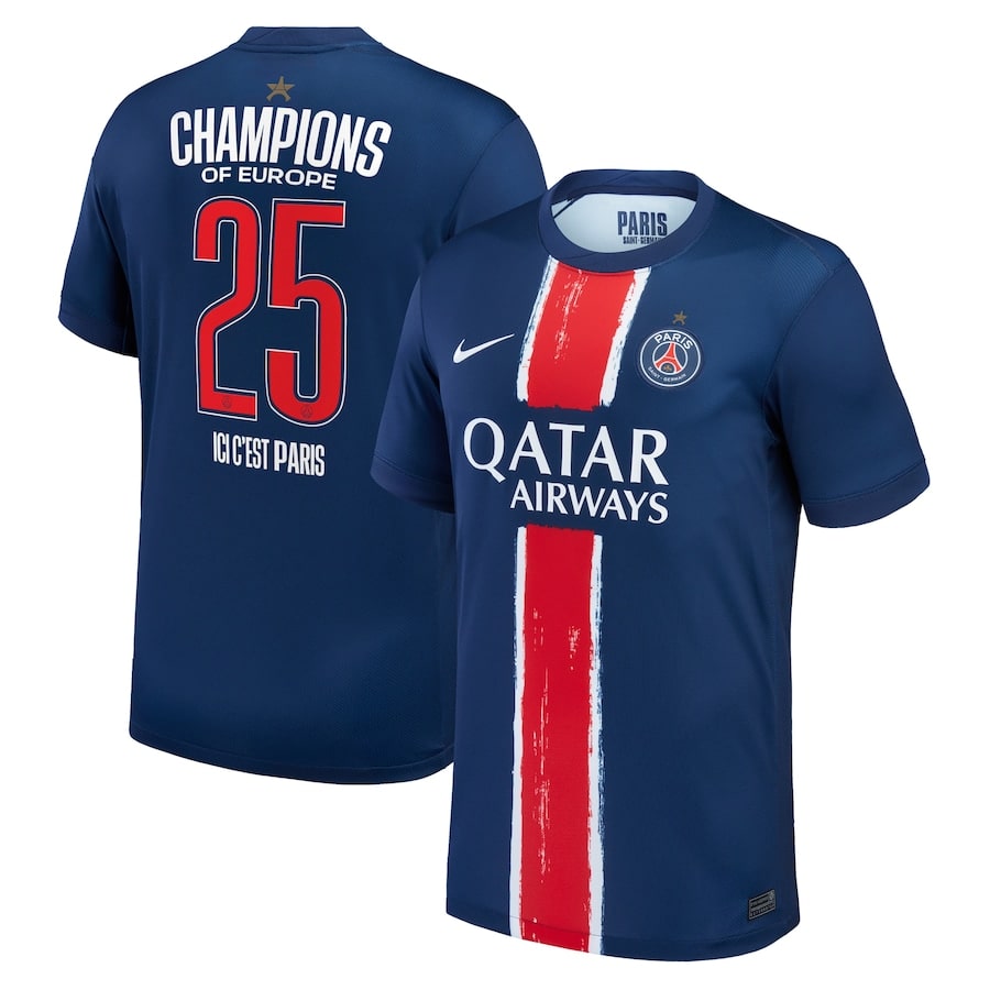PSG 2025 欧州チャンピオンズ 1スター マッチ ジャージ