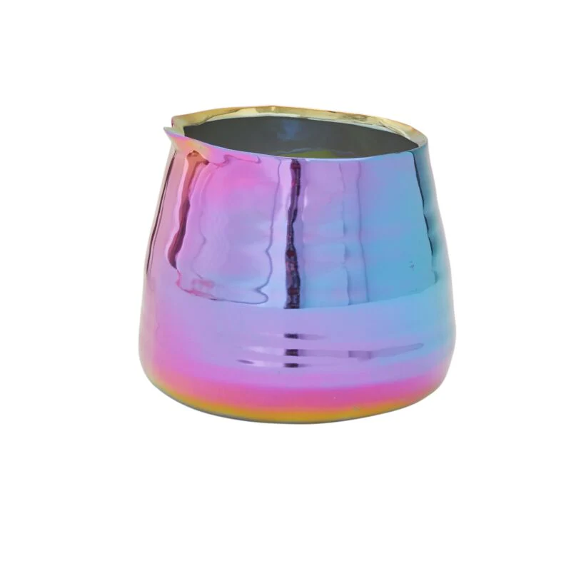 Iridescent Tegan Pot for Houseplants - Shimmering Glow Planter Container