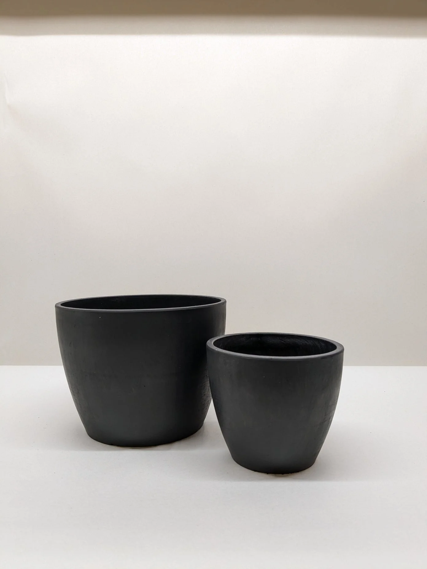 Black and TerraCotta Recycled Eco Pots for Houseplants