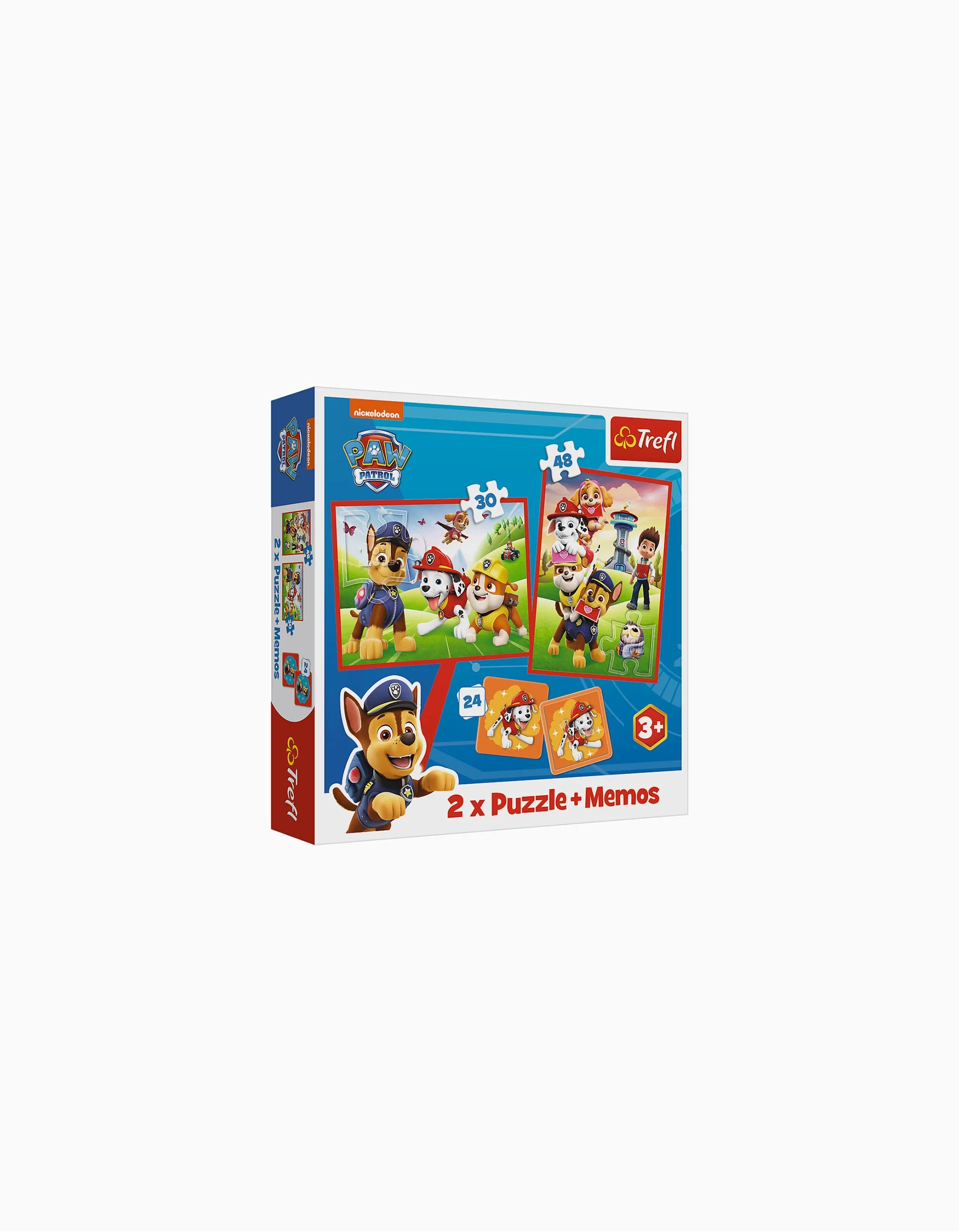 Puzzle 2In1 Trefl 30/48 Pcs 'Paw Patrol - Dog Team in Action' 3Y+