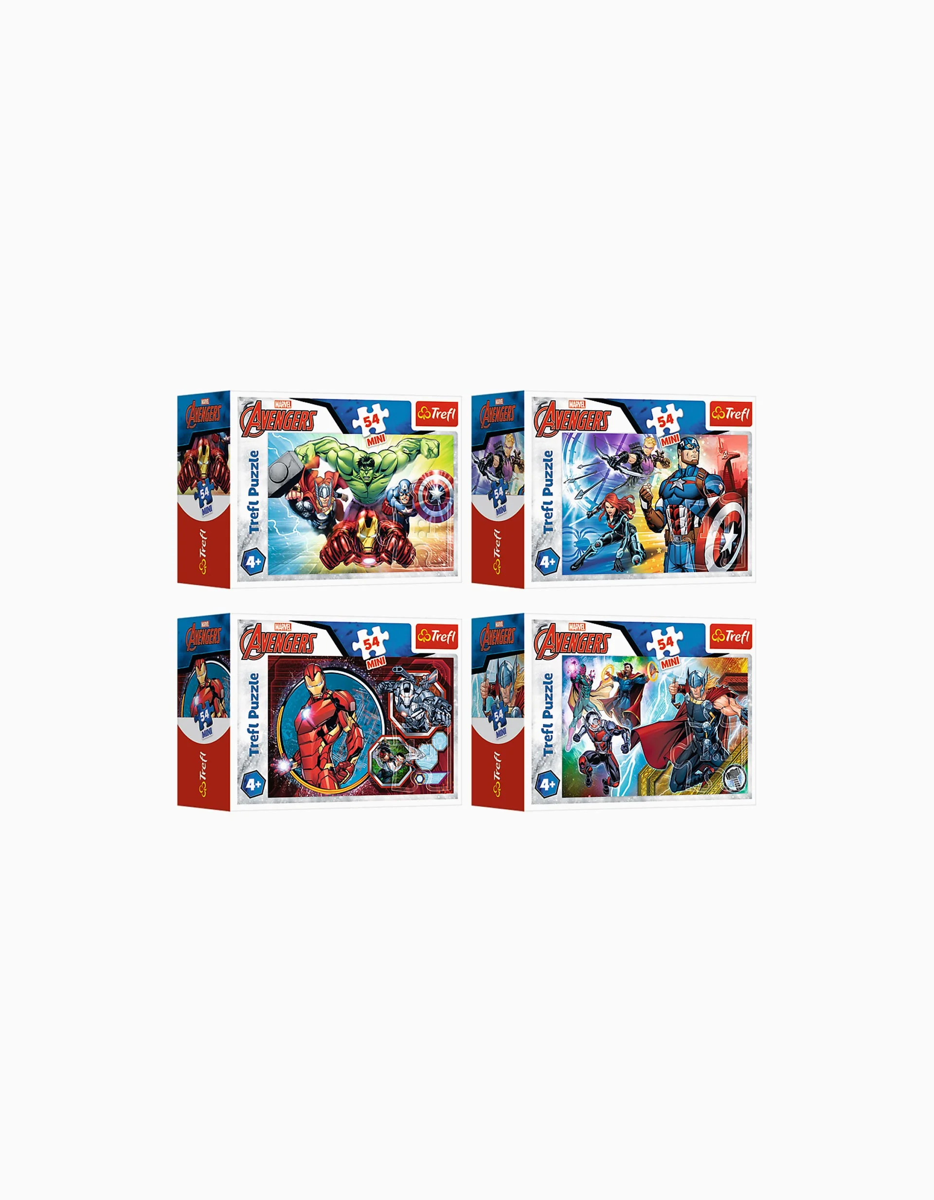 Puzzle Trefl Avengers Marvel Mini 54Pcs 4Y+, Assorted