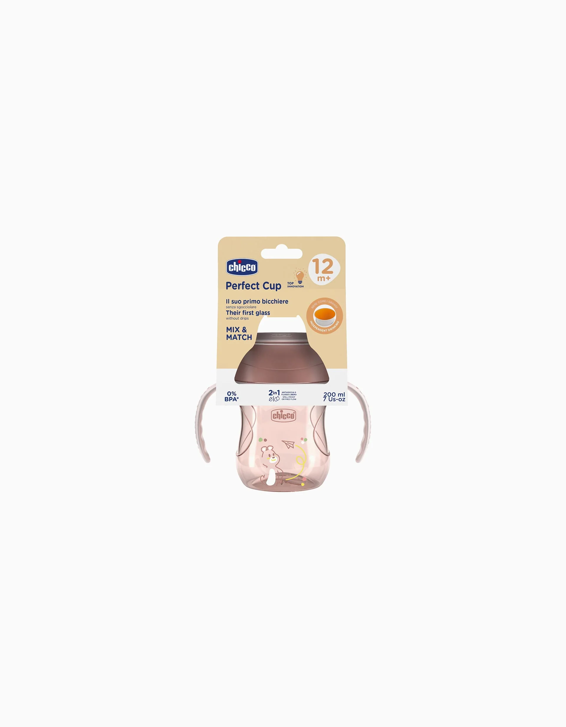 Chicco 360° Learning Cup 12M+, Pink