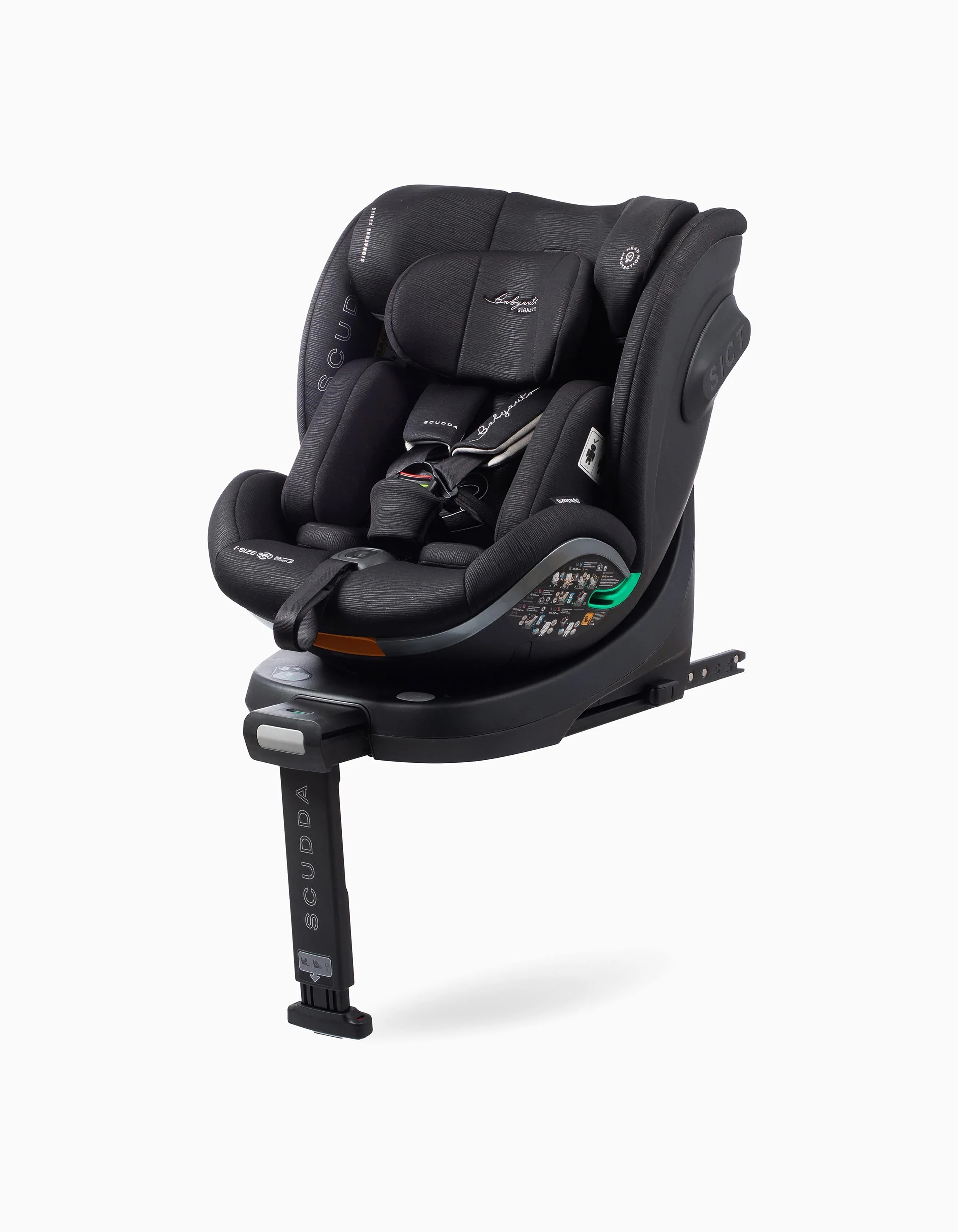 Car Seat I-Size Babyauto Scudda Fix SL (40-150), Black
