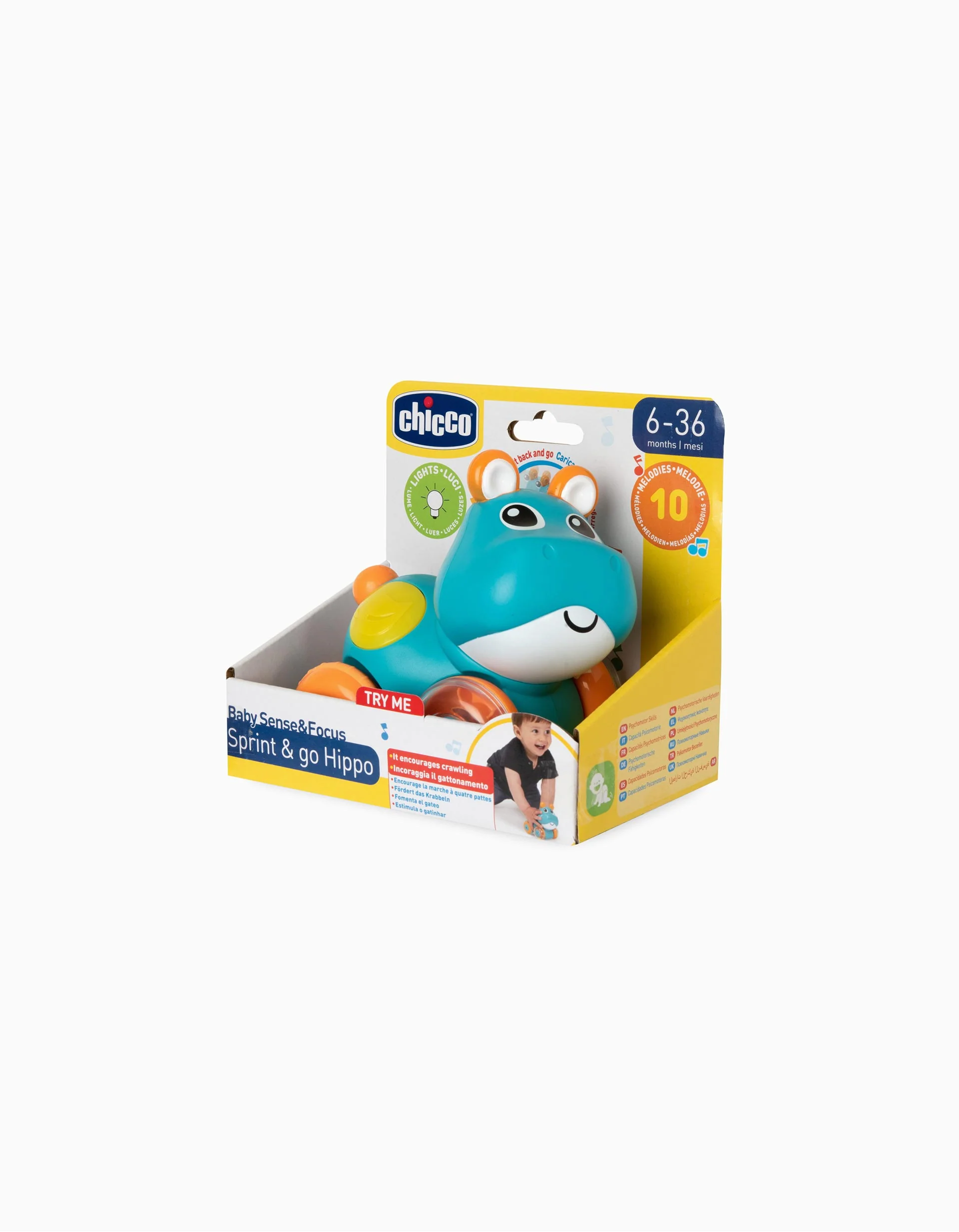 Hippo Pushes & Walk 6M+