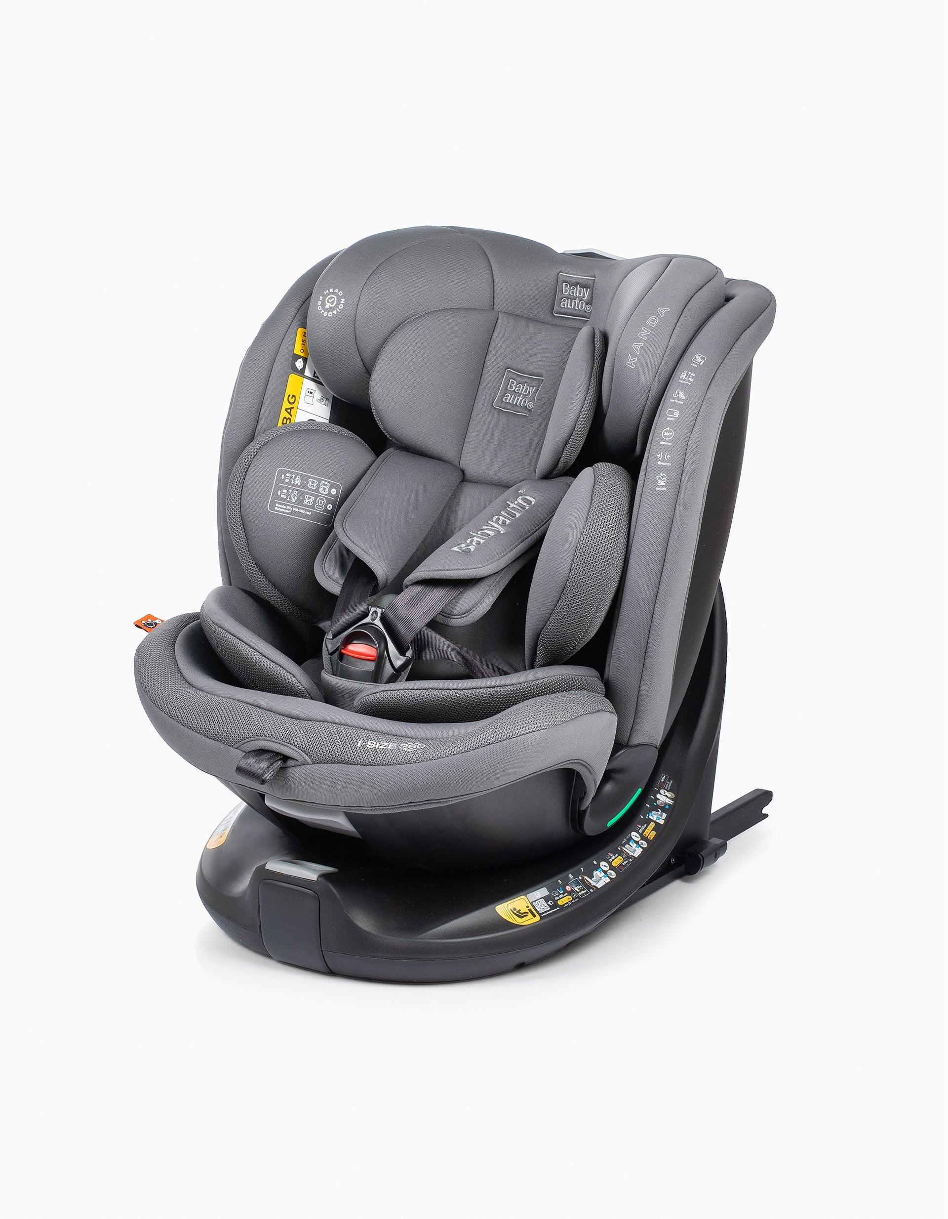 Car Seat I Size Babyauto Kanda TT Base, Grey