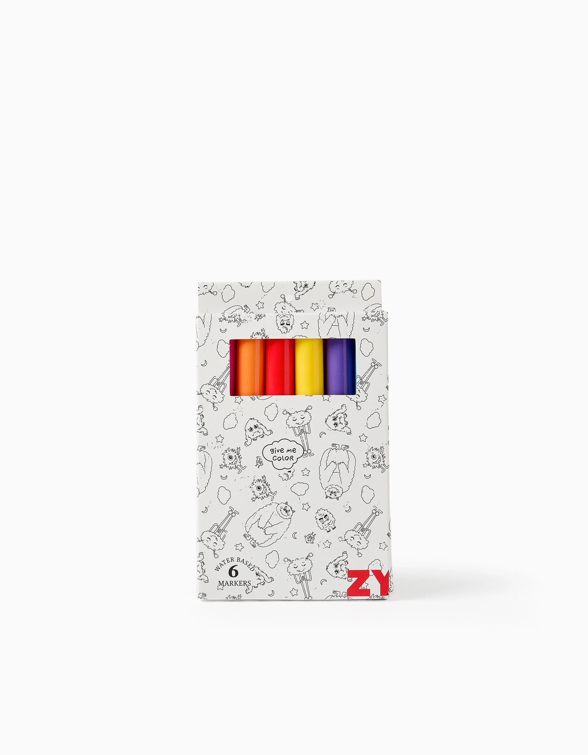 Pack of 6 Water Based Markers