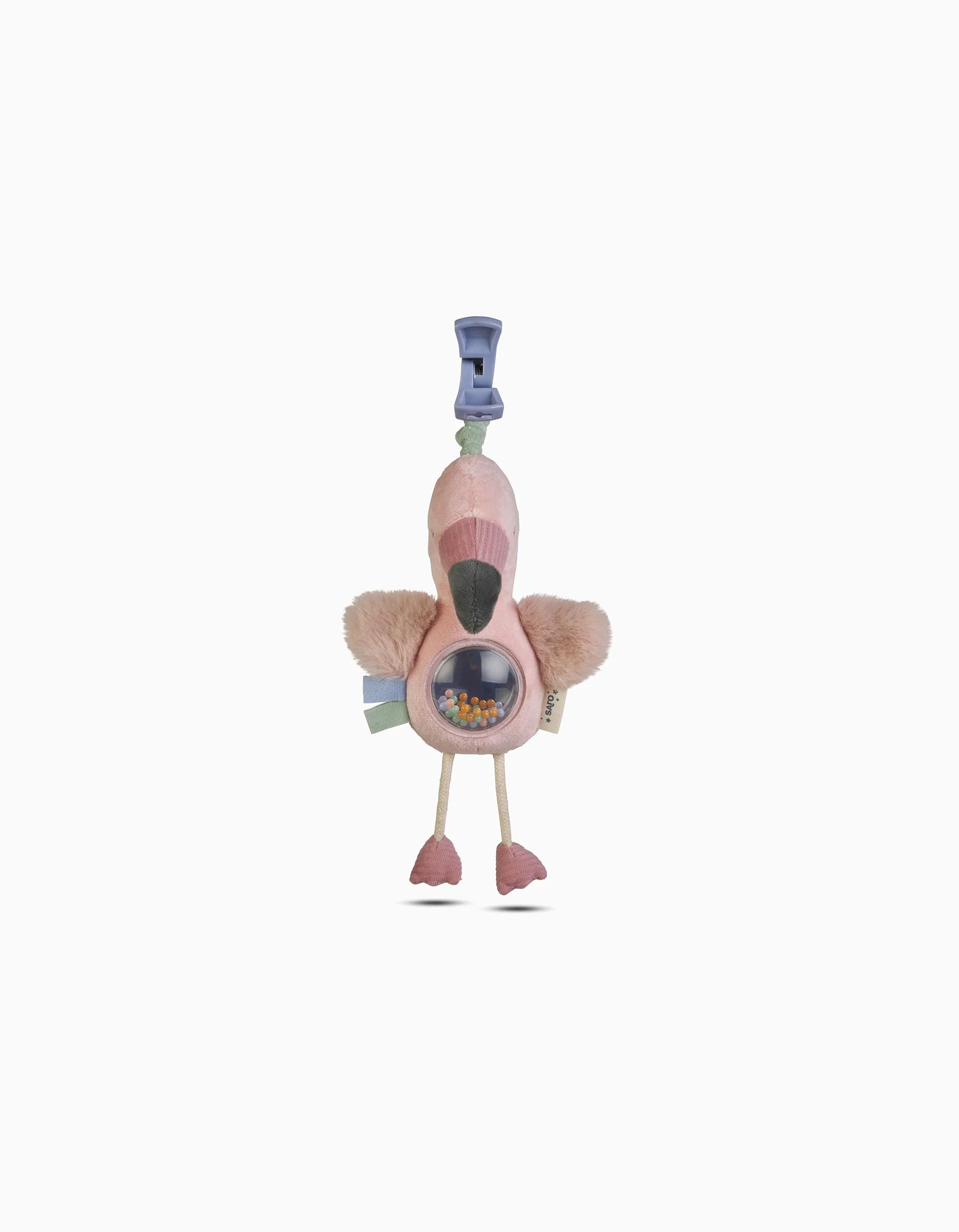 Flamingo Rattle Saro 0M+