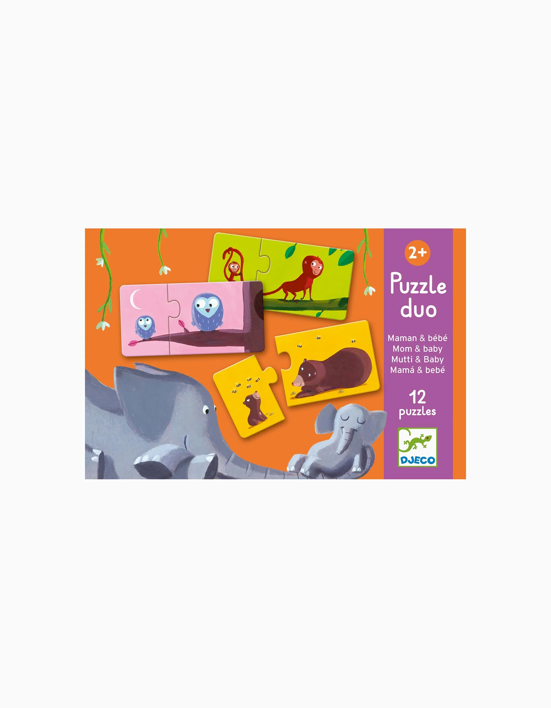Puzzle Mums & Babies Djeco 2A+
