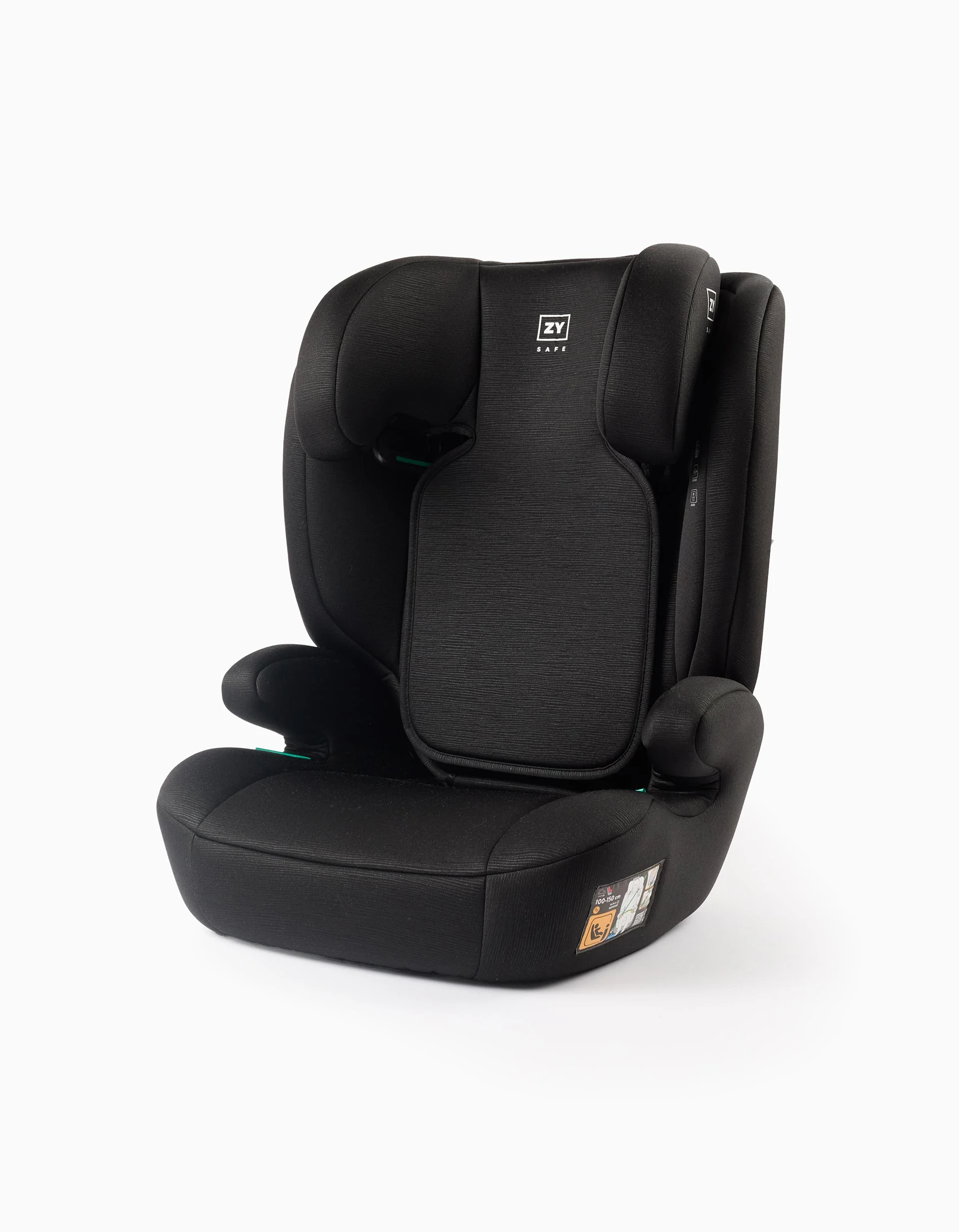 Car Seat I-Size ZY Safe Primecare Belt IV (100-150 cm), Black