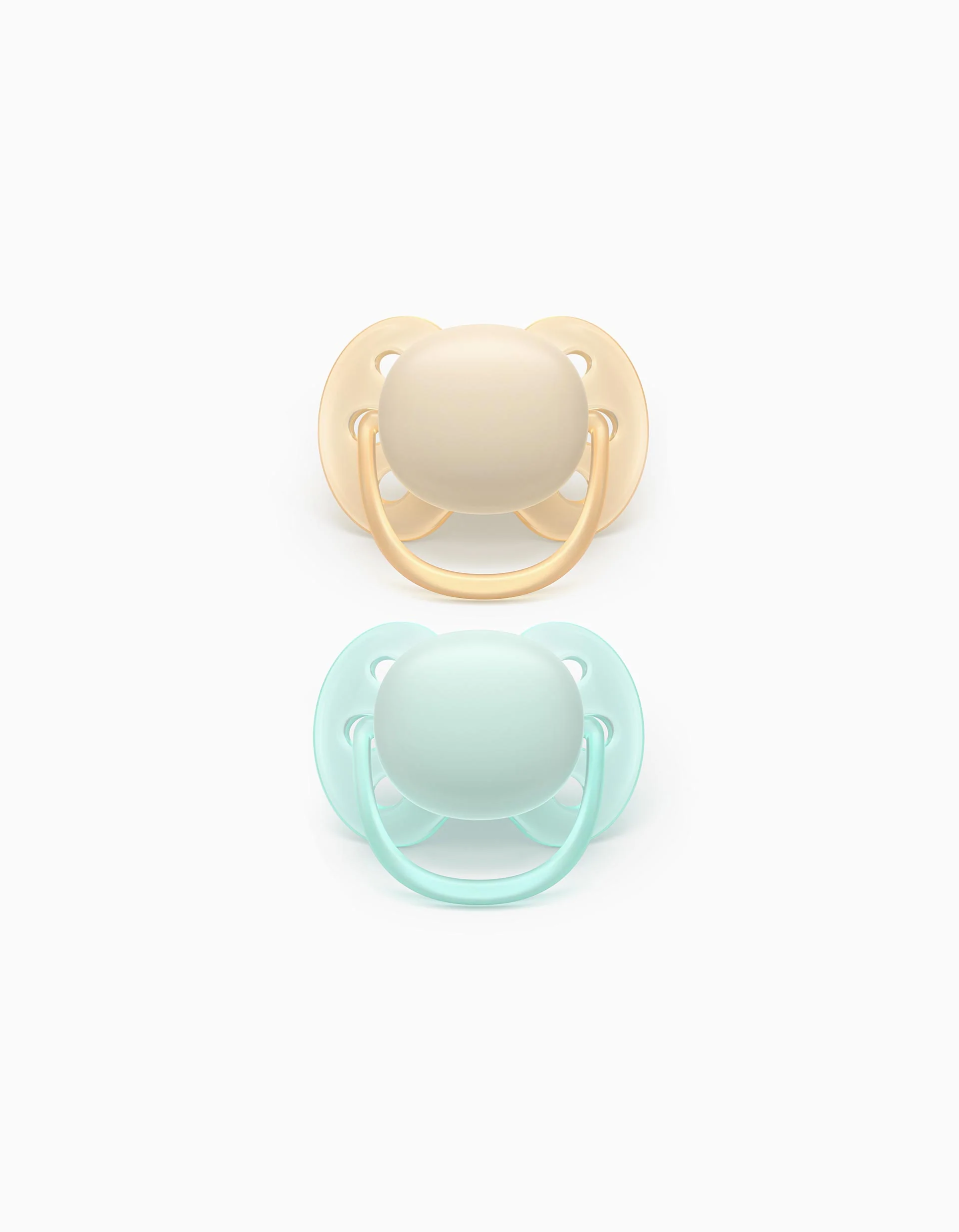 Pack of 2 Philips Avent Ultra Soft Soothers, 0-6M