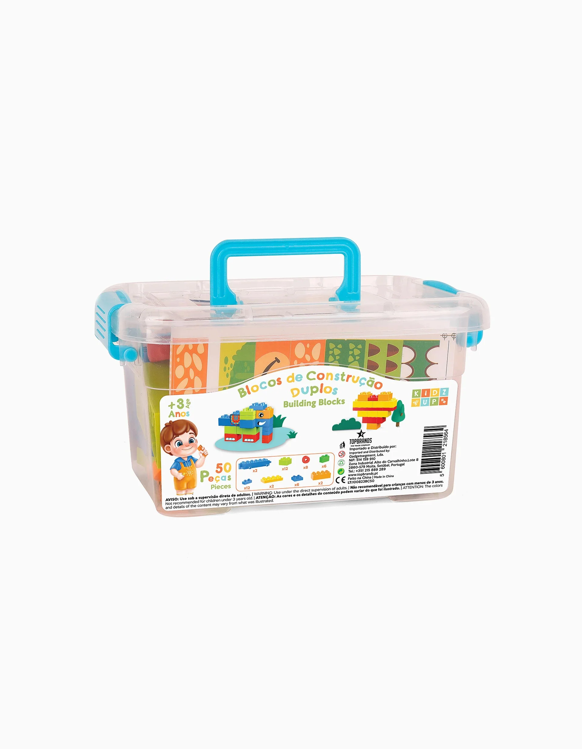 Building Blocks 50Pcs Kidz Up, 3Y+