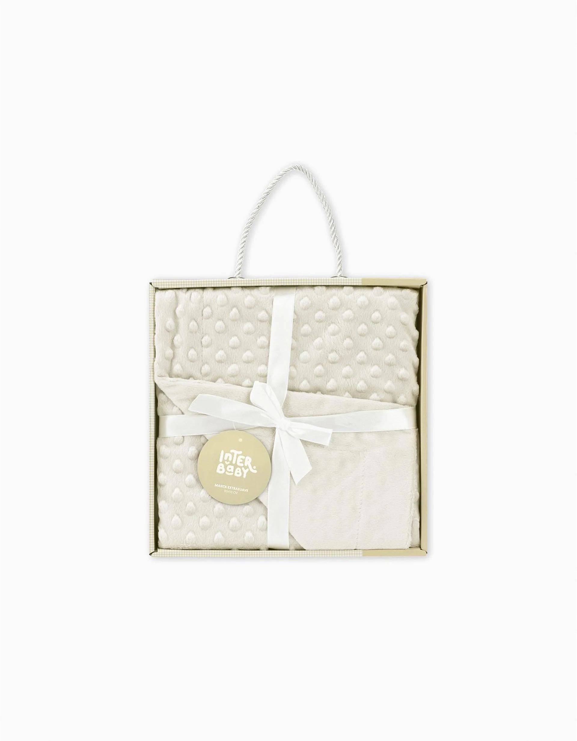 Blanket Interbaby 80X110cm, Bubble Beige