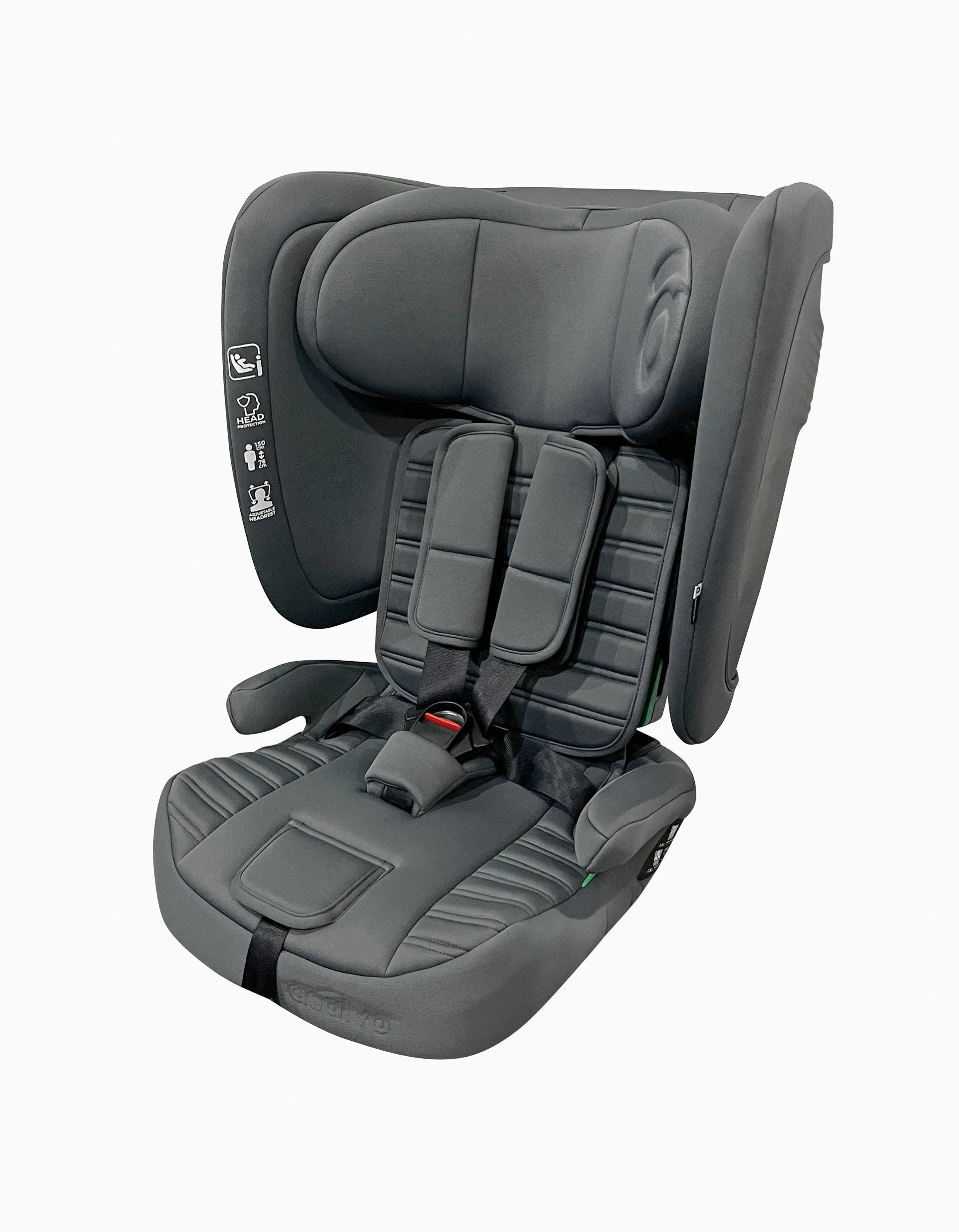 Car Seat I-Size Asalvo Neocare Belt (76-150), Grey