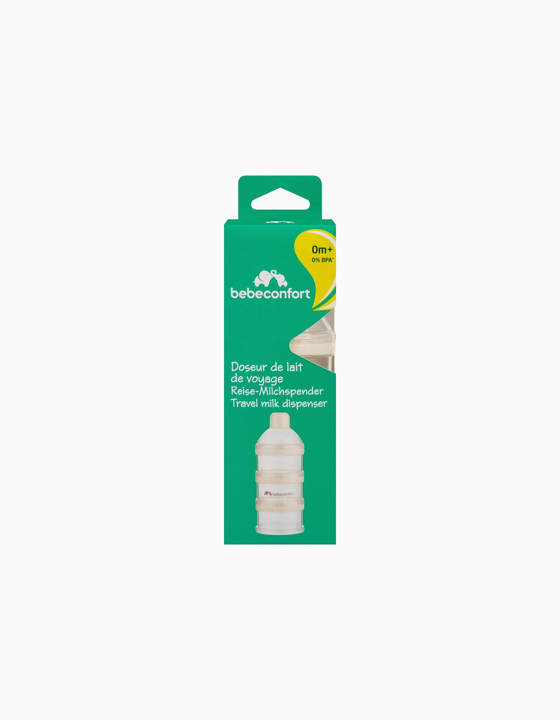 Pack of 3 Milk Powder Dispensers Bebe Confort, Sand