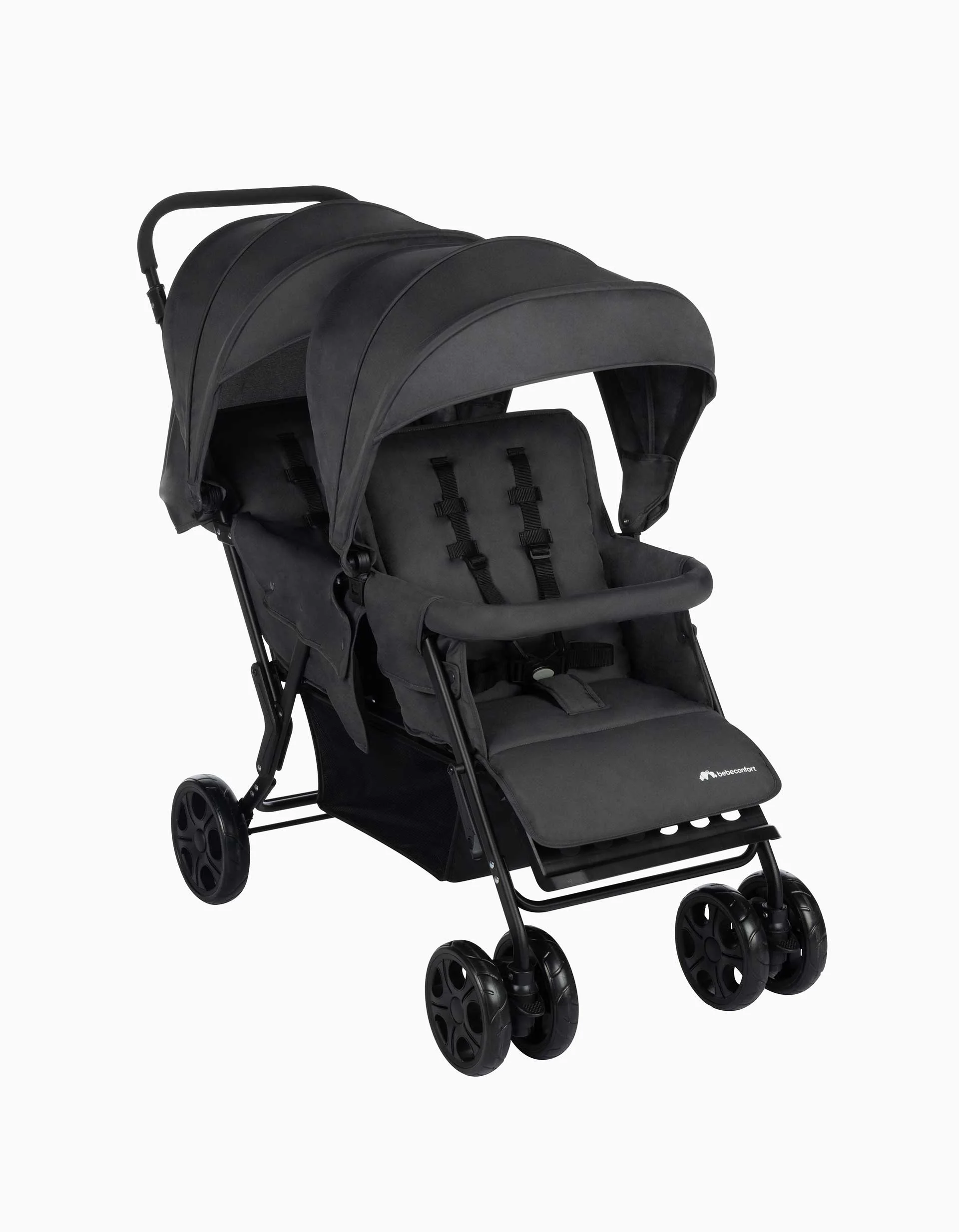 Bebe Confort Teamy Twin Pushchair, Mineral Graphite