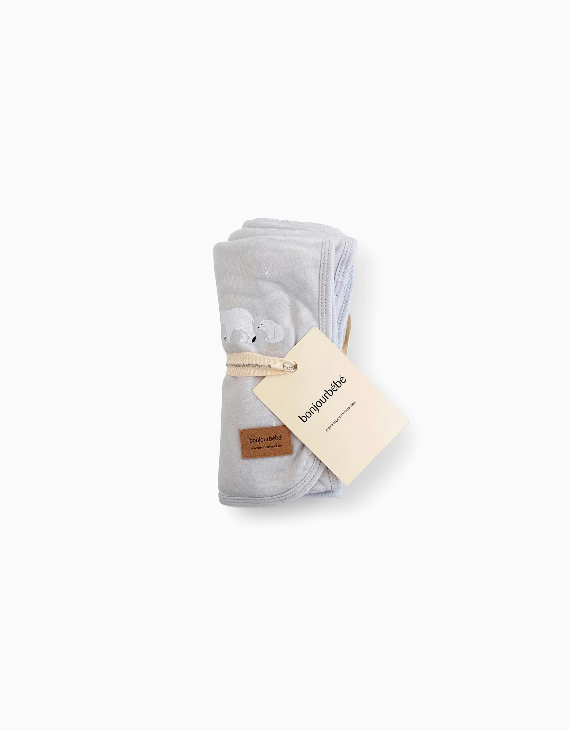 Cotton Swaddle Bonjour Bebe 65x80 Cm, Polaris Grey