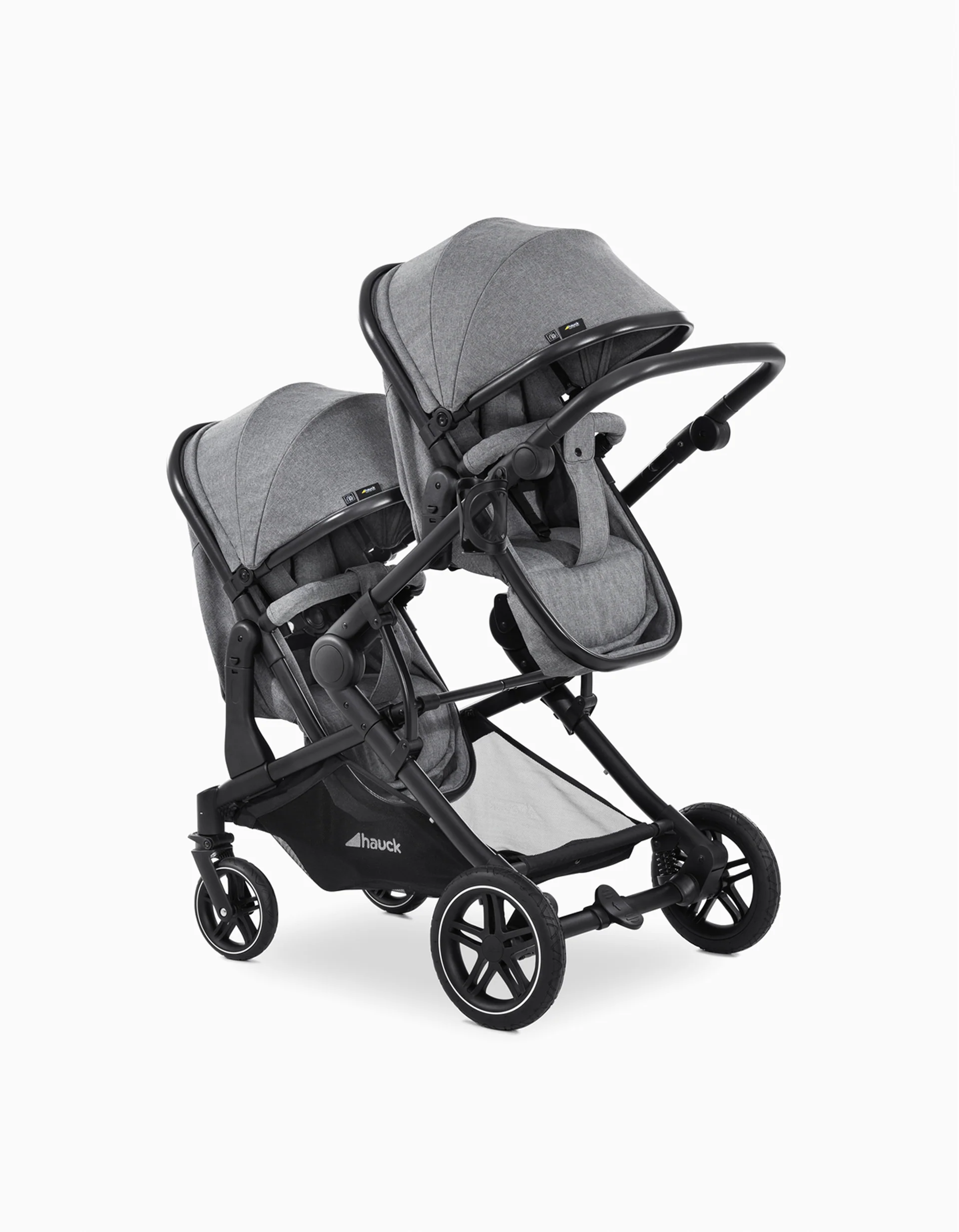 Atlantic Twin Hauck Stroller, Grey