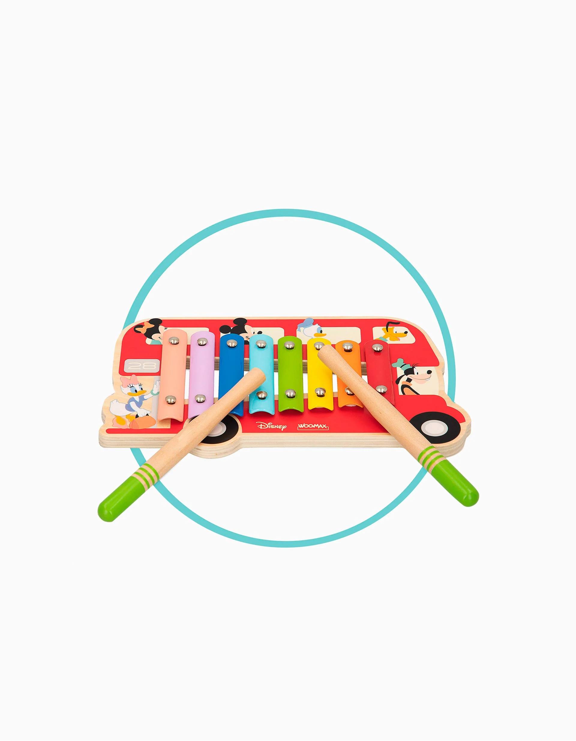 Wooden Disney Xylophone 12M+