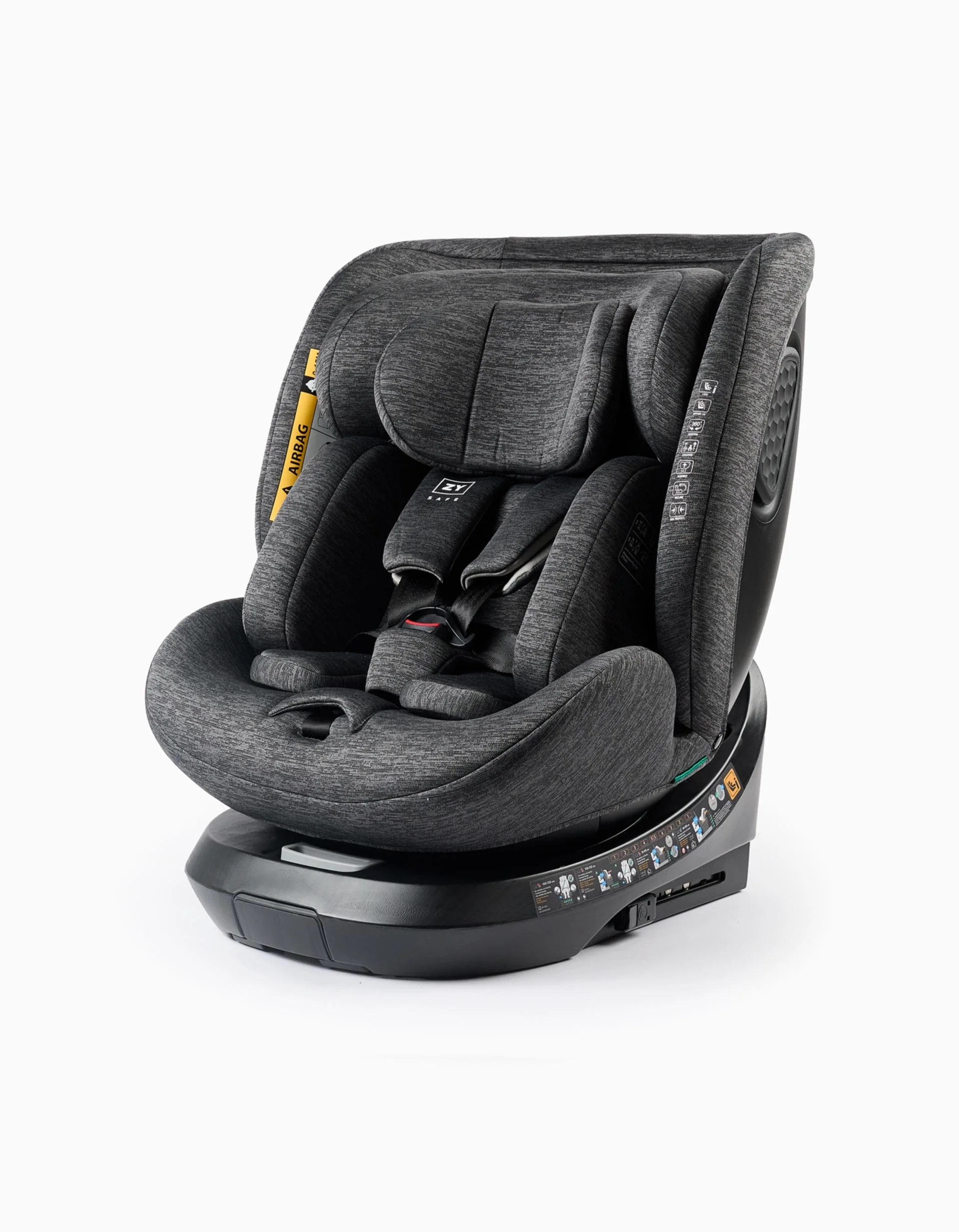 Car Seat I-Size Primecare Fix I SL (40-150 cm), Dobey Grey