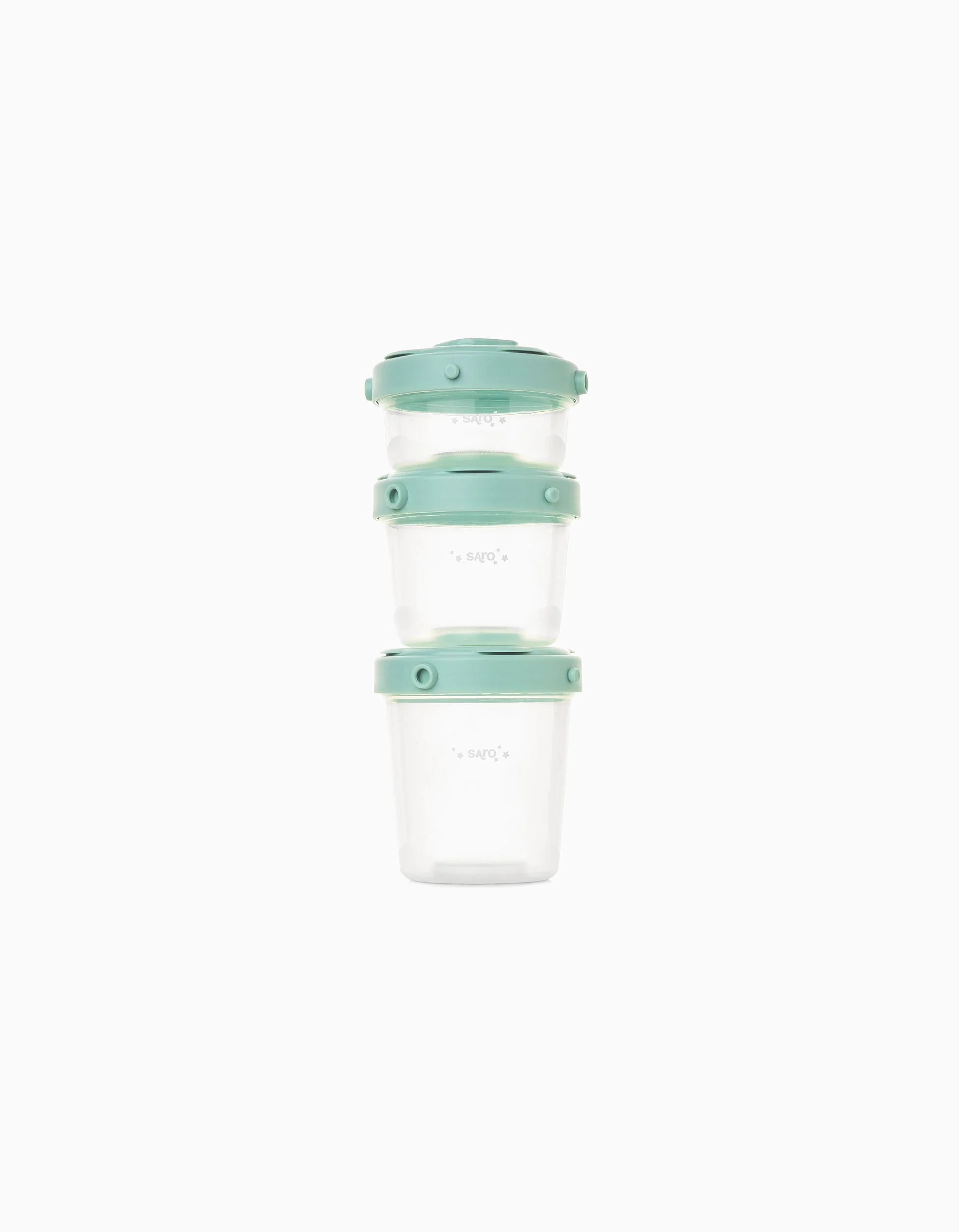 Pack of 3 Food Containers Saro, Hunter Mint