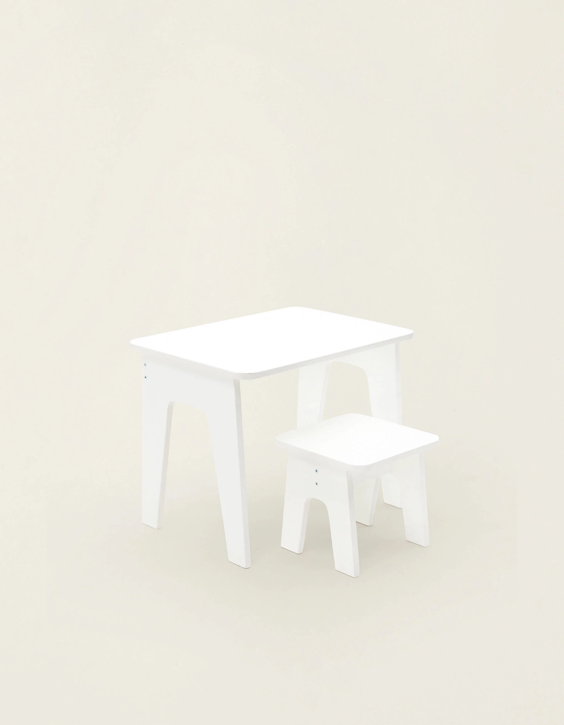 Desk + Stool Zy Baby, White