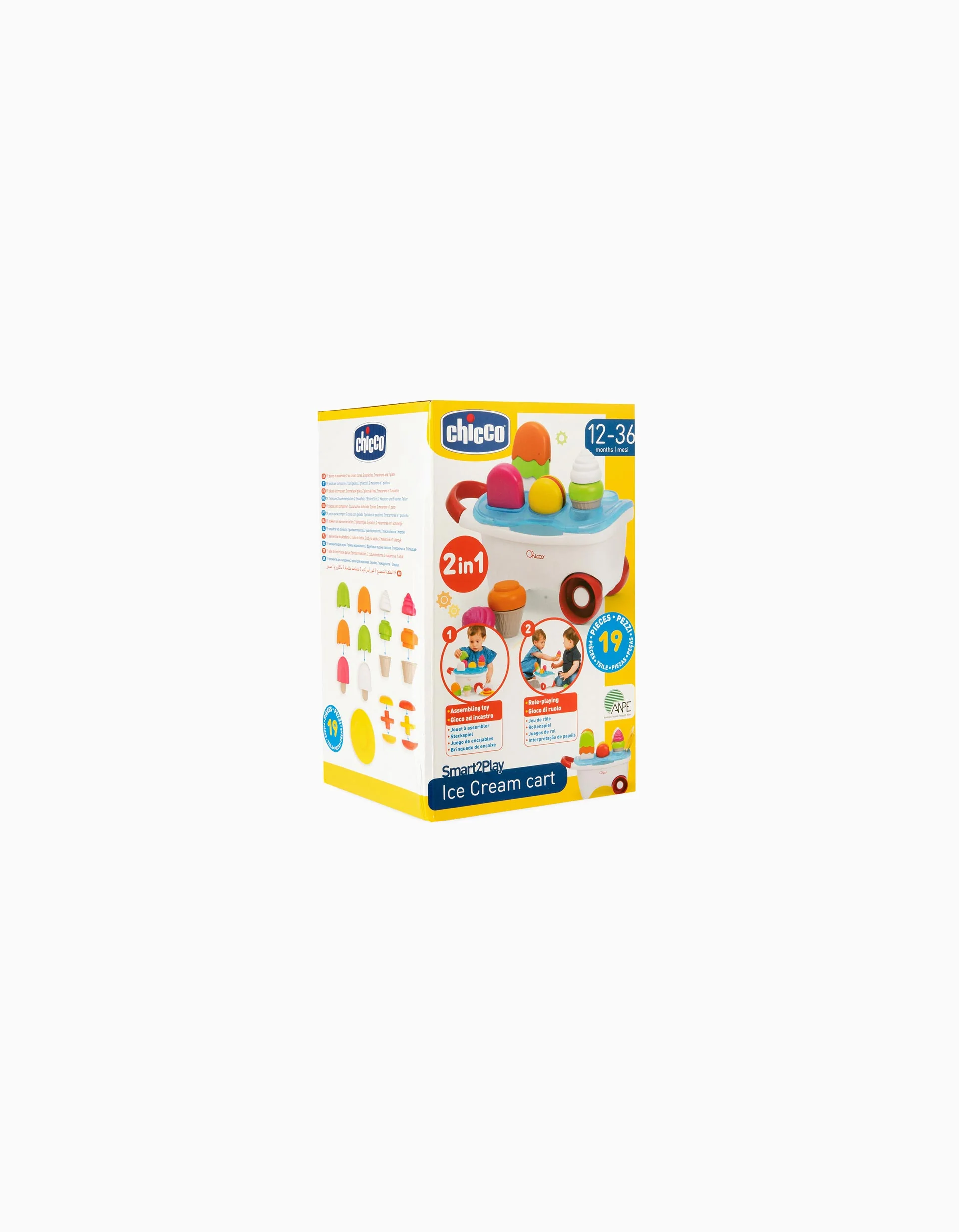 Smart2Play Ice Cream Cart Chicco 12M+