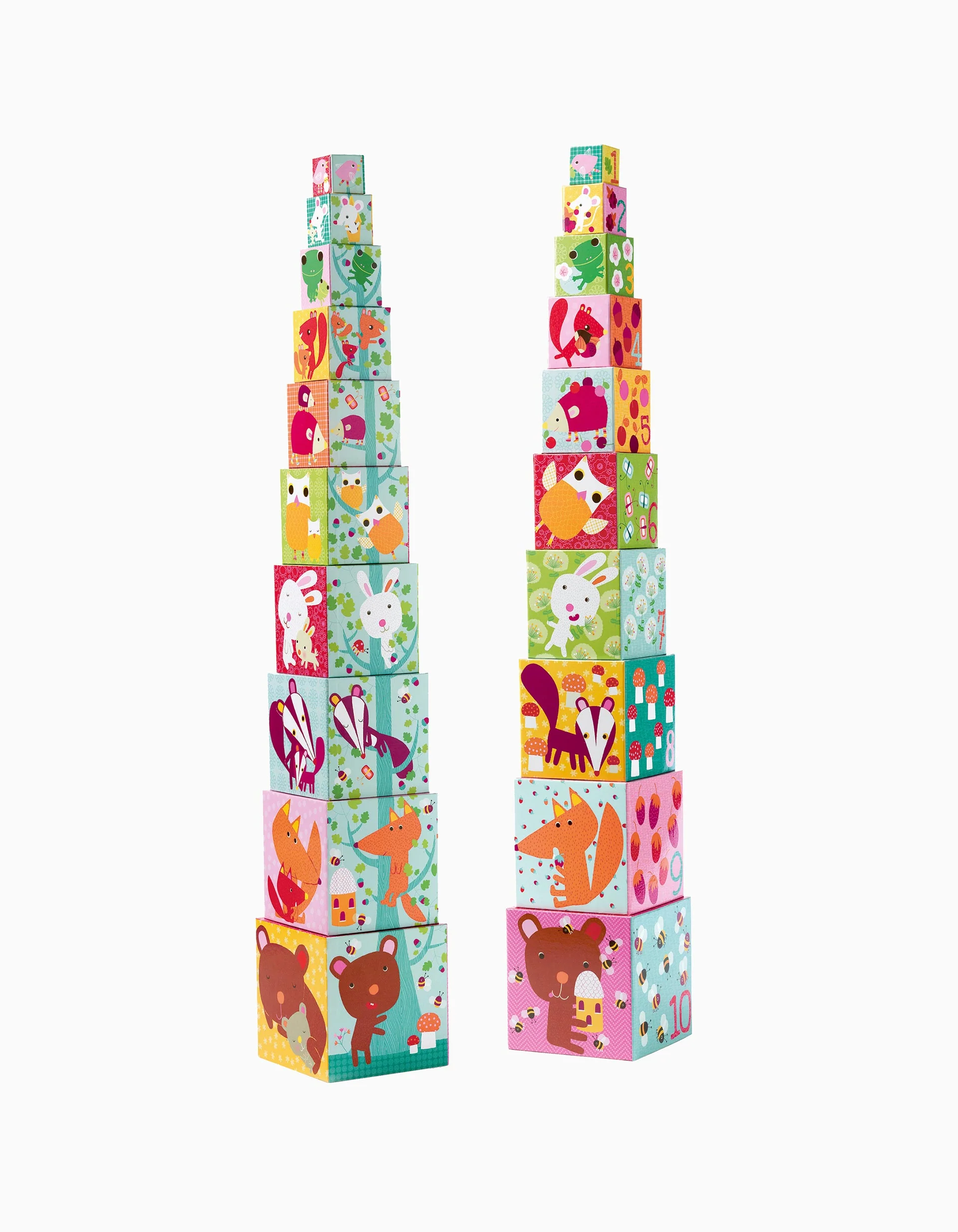 Forest Stacking Cubes By Djeco