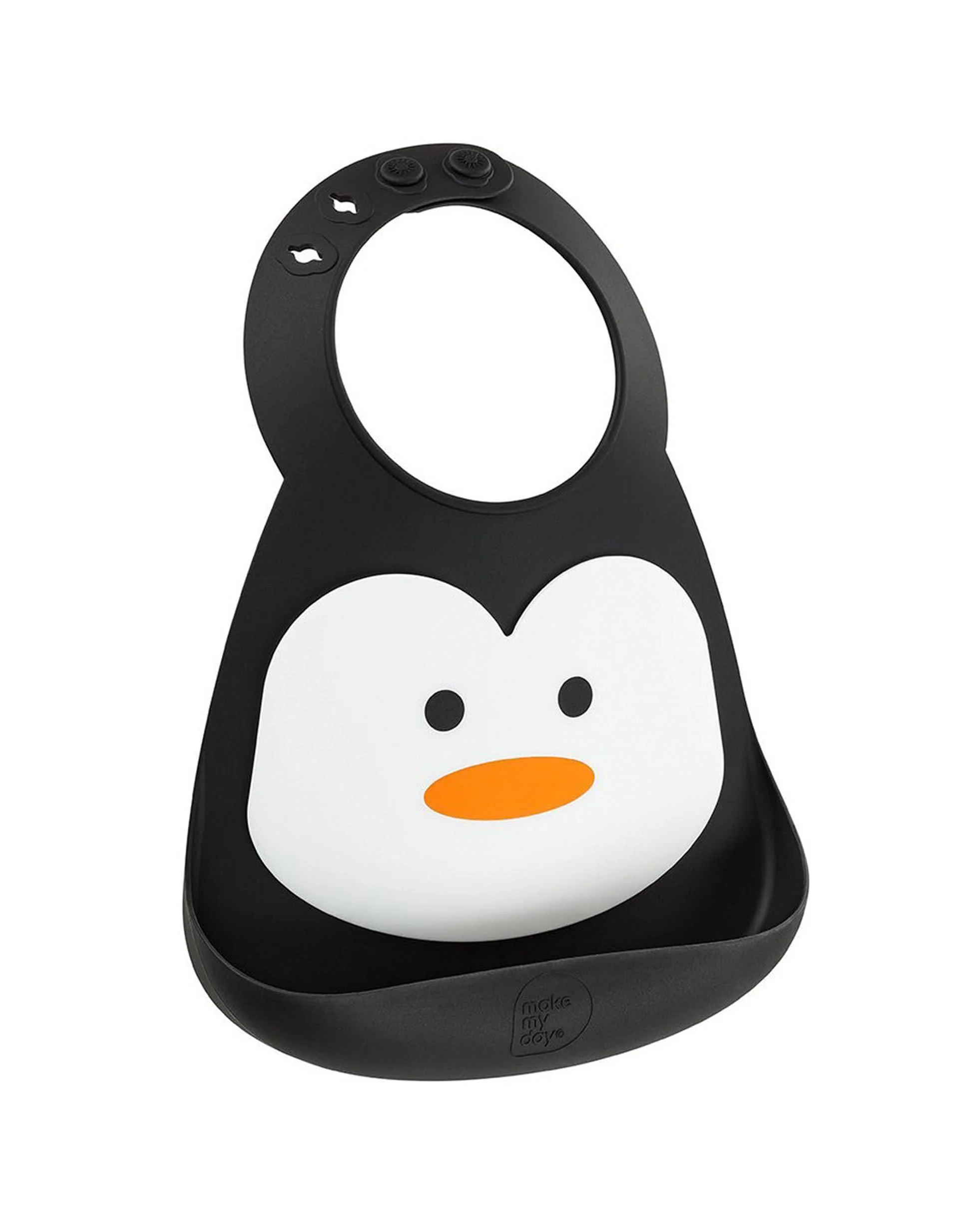 Silicone Bib  Make My Day, Penguin