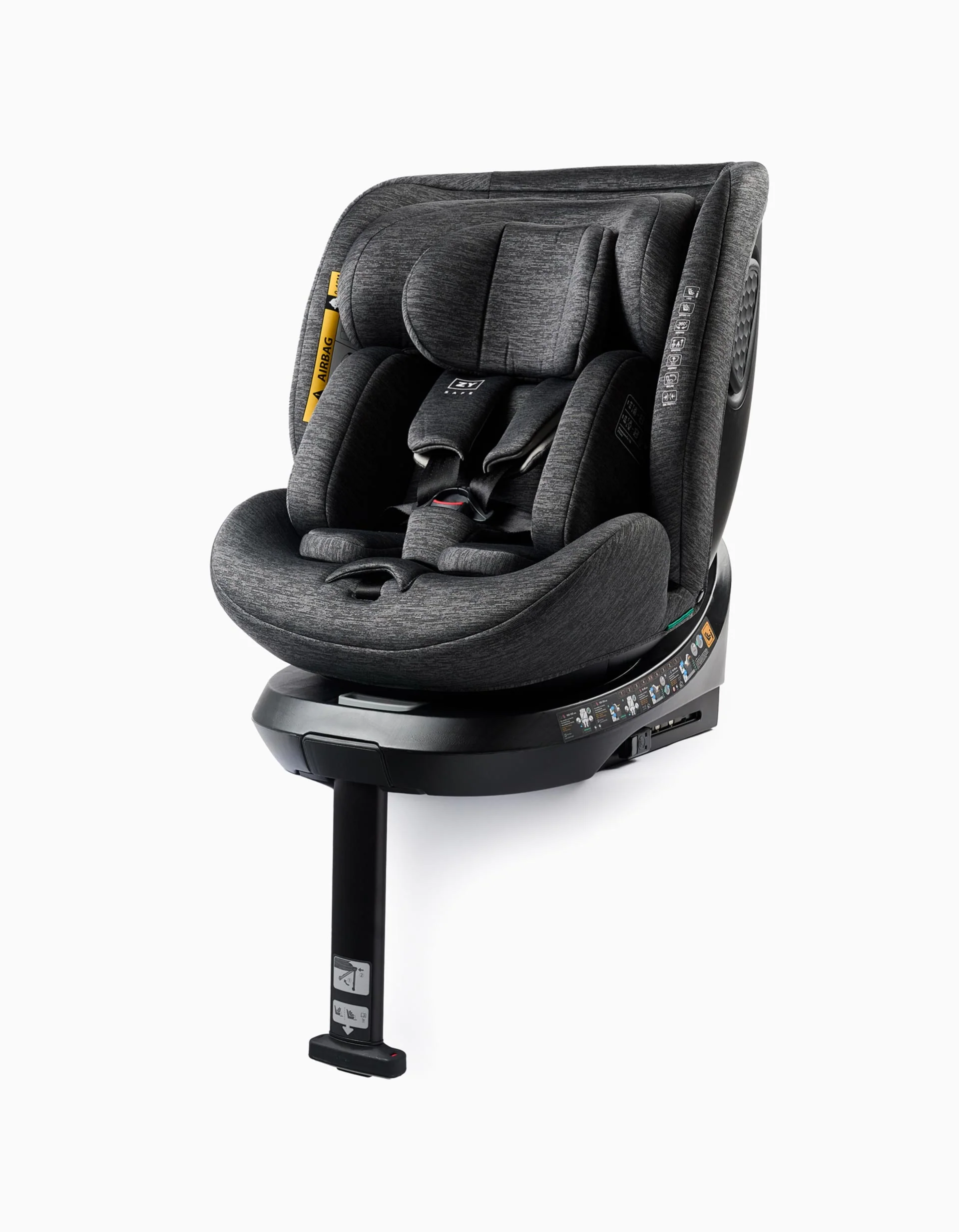 Car Seat I-Size Primecare Fix I SL (40-150 cm), Dobey Grey